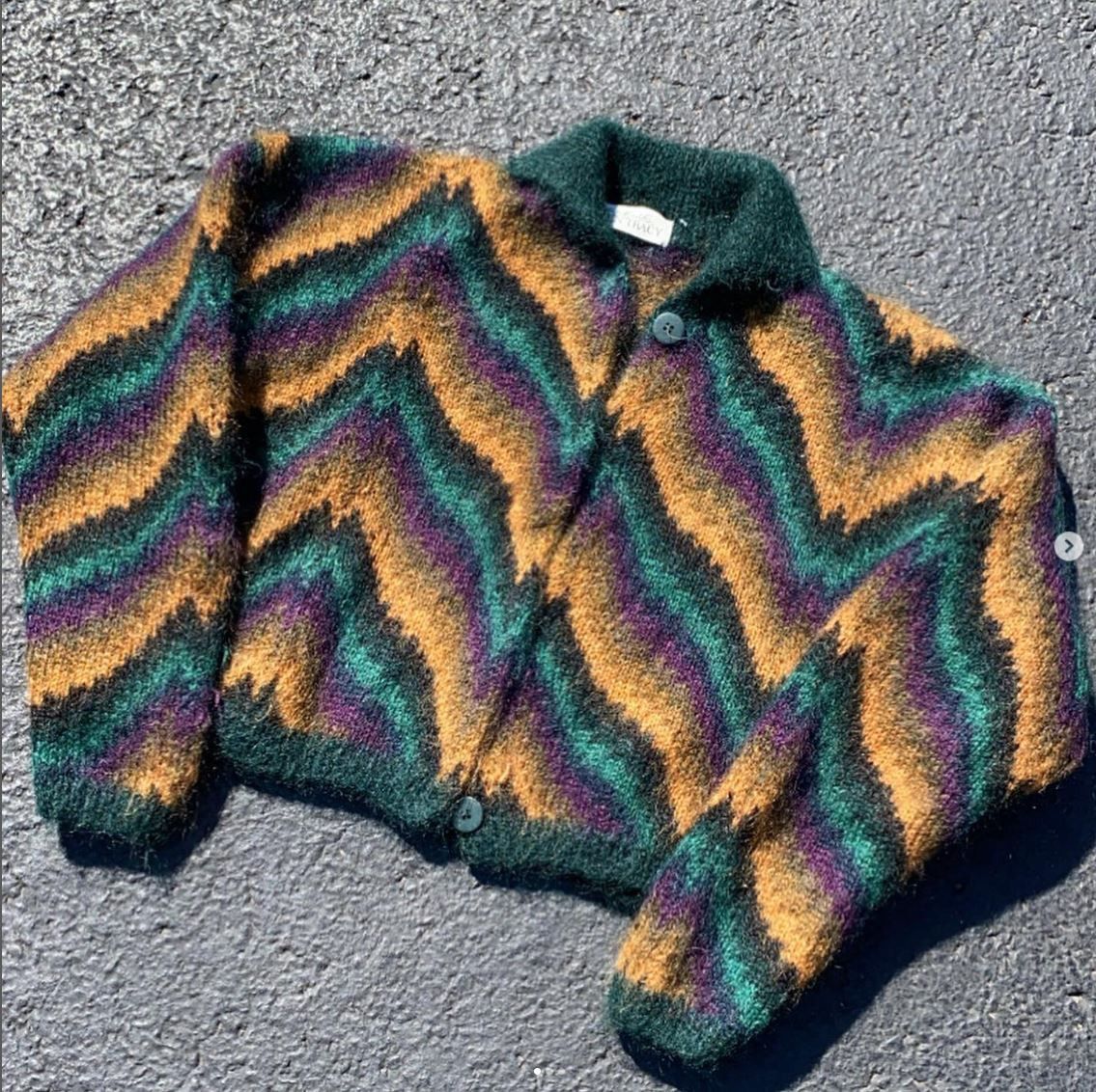 Vintage 80's Mohair Button Up Size US XS / EU 42 / 0 - 1 Thumbnail