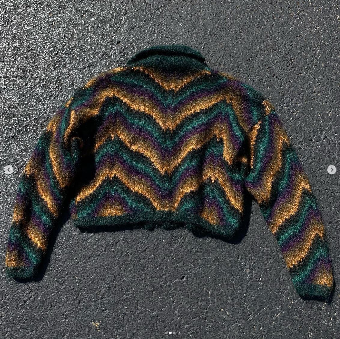 Vintage 80's Mohair Button Up Size US XS / EU 42 / 0 - 2 Thumbnail