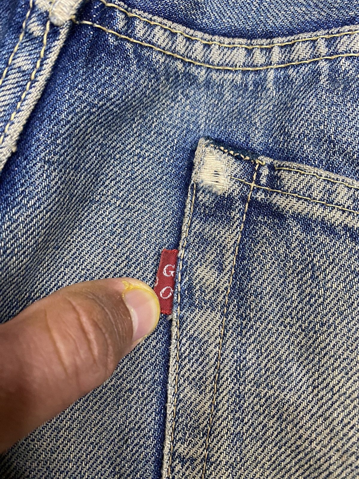 Japanese Brand size 36 japanese distressed denim toyo Size US 36 / EU 52 - 8 Thumbnail