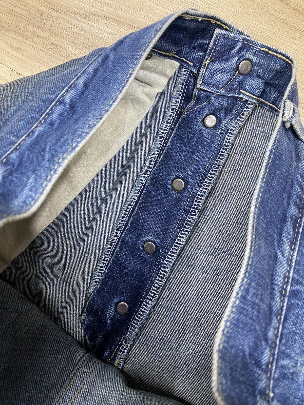 Japanese Brand size 36 japanese distressed denim toyo Size US 36 / EU 52 - 10 Thumbnail