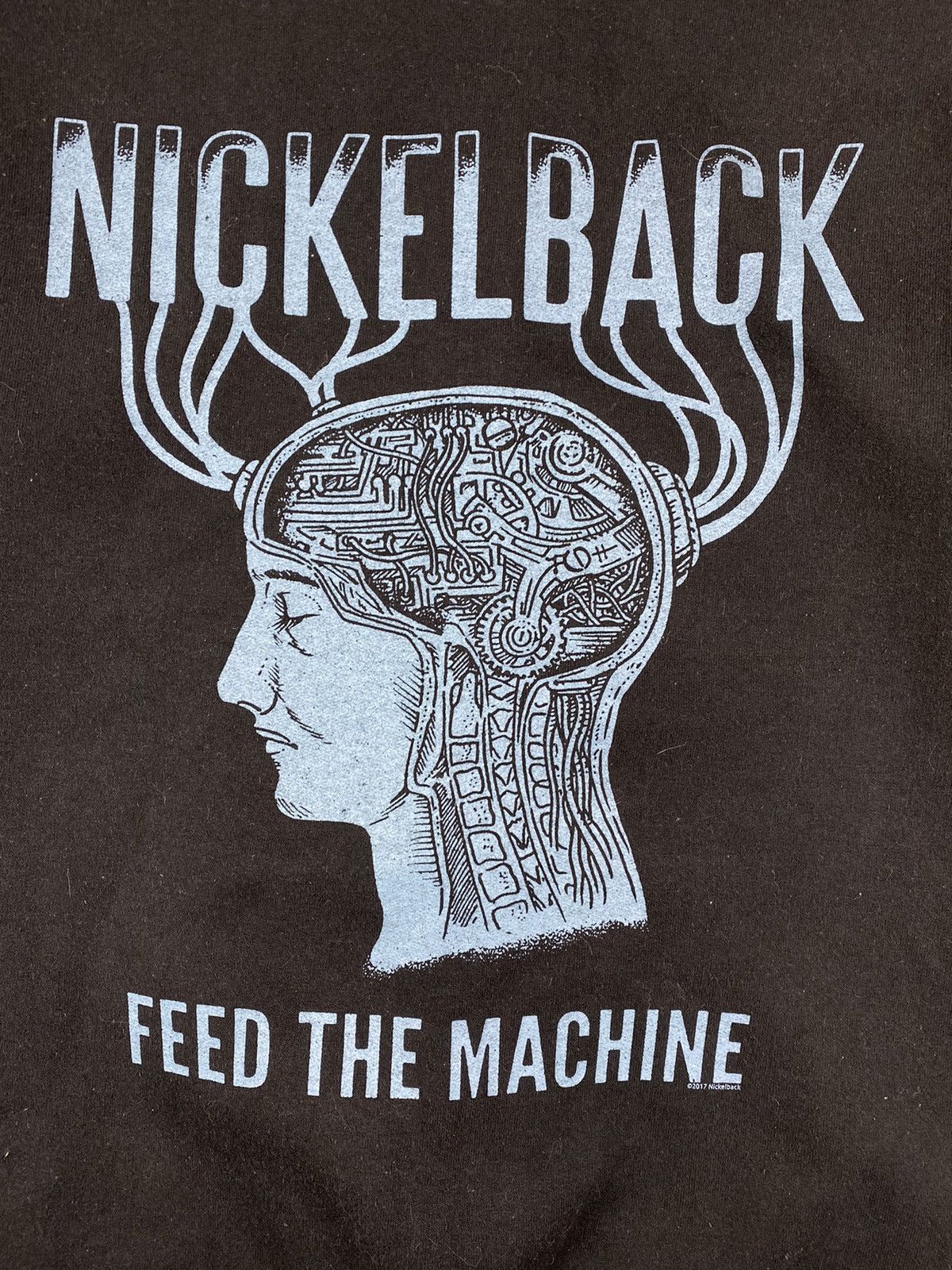Band Tees Mens Vintage Nickelback Feed The Machine Hoodie Size M Size US M / EU 48-50 / 2 - 5 Thumbnail