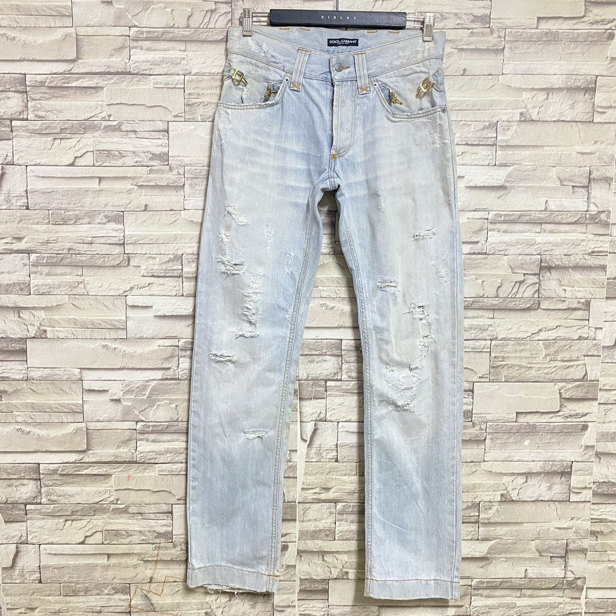 Dolce & Gabbana Dolce& Gabbana Destroy Jeans Size US 30 / EU 46 - 3 Thumbnail