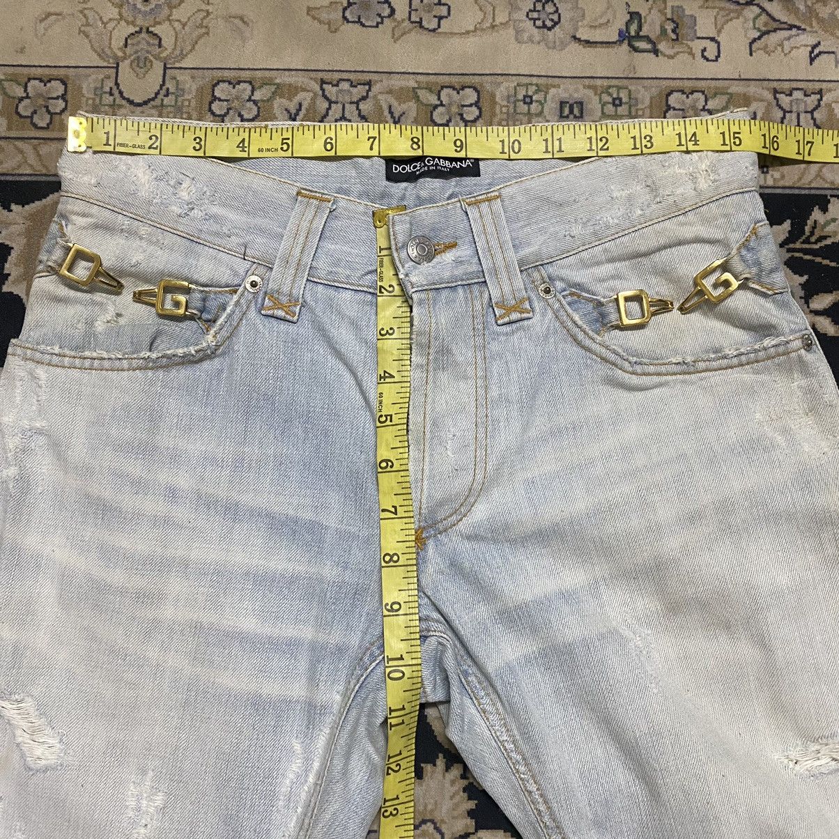 Dolce & Gabbana Dolce& Gabbana Destroy Jeans Size US 30 / EU 46 - 23 Thumbnail