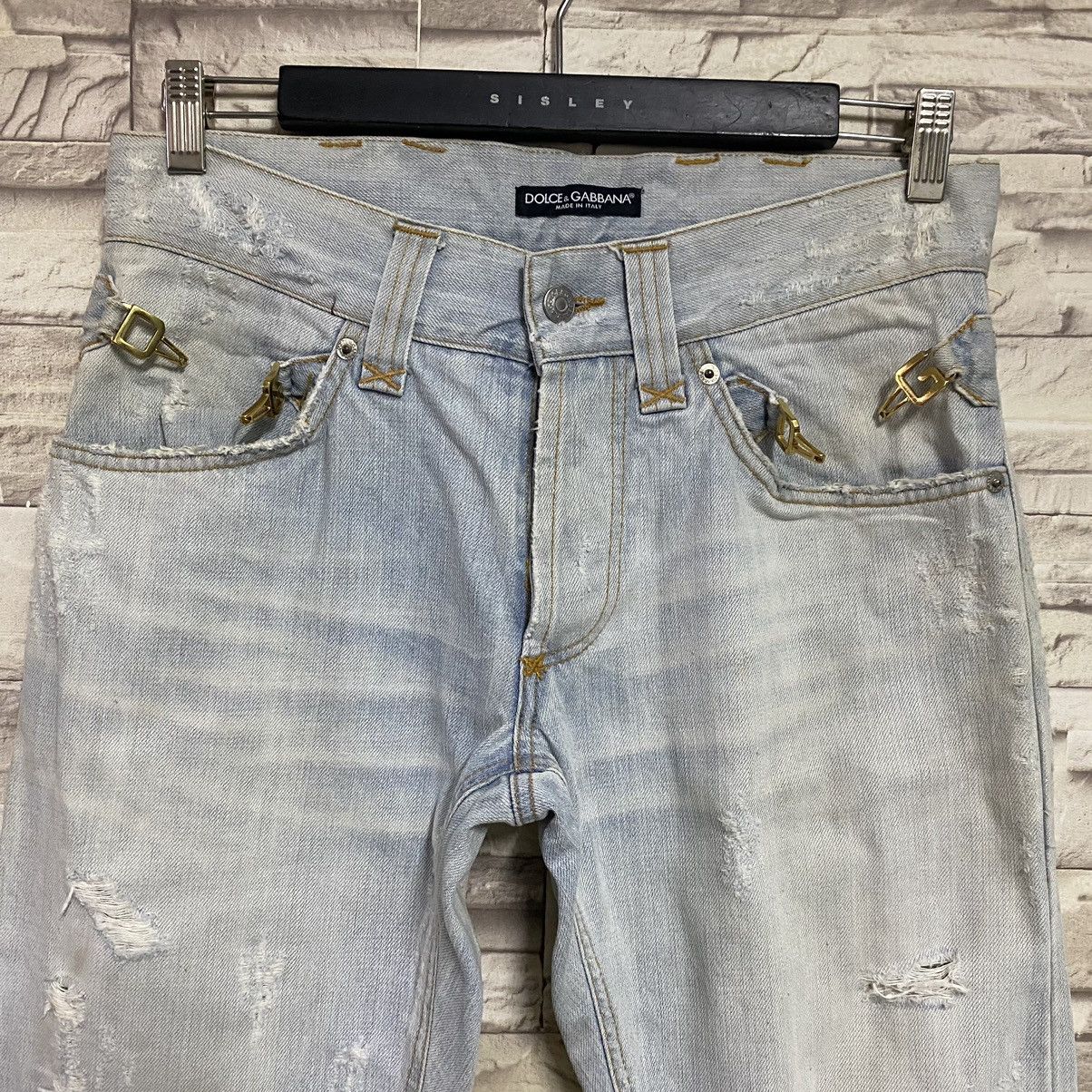Dolce & Gabbana Dolce& Gabbana Destroy Jeans Size US 30 / EU 46 - 4 Thumbnail