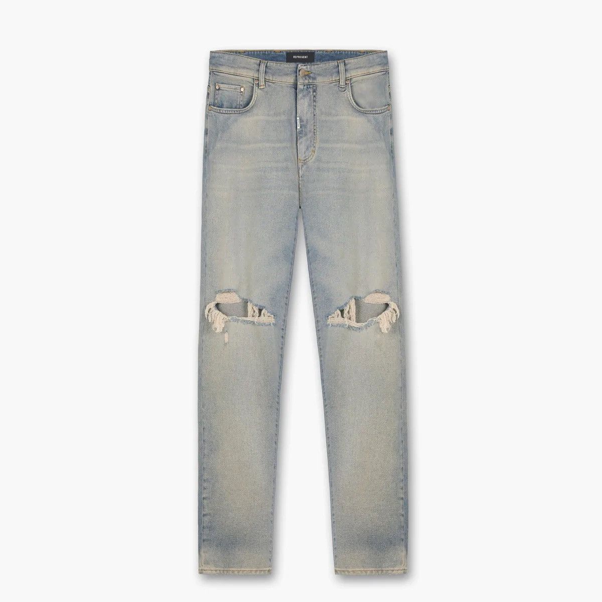 Represent Clo. × Streetwear Represent baggy destroyer denim worn 