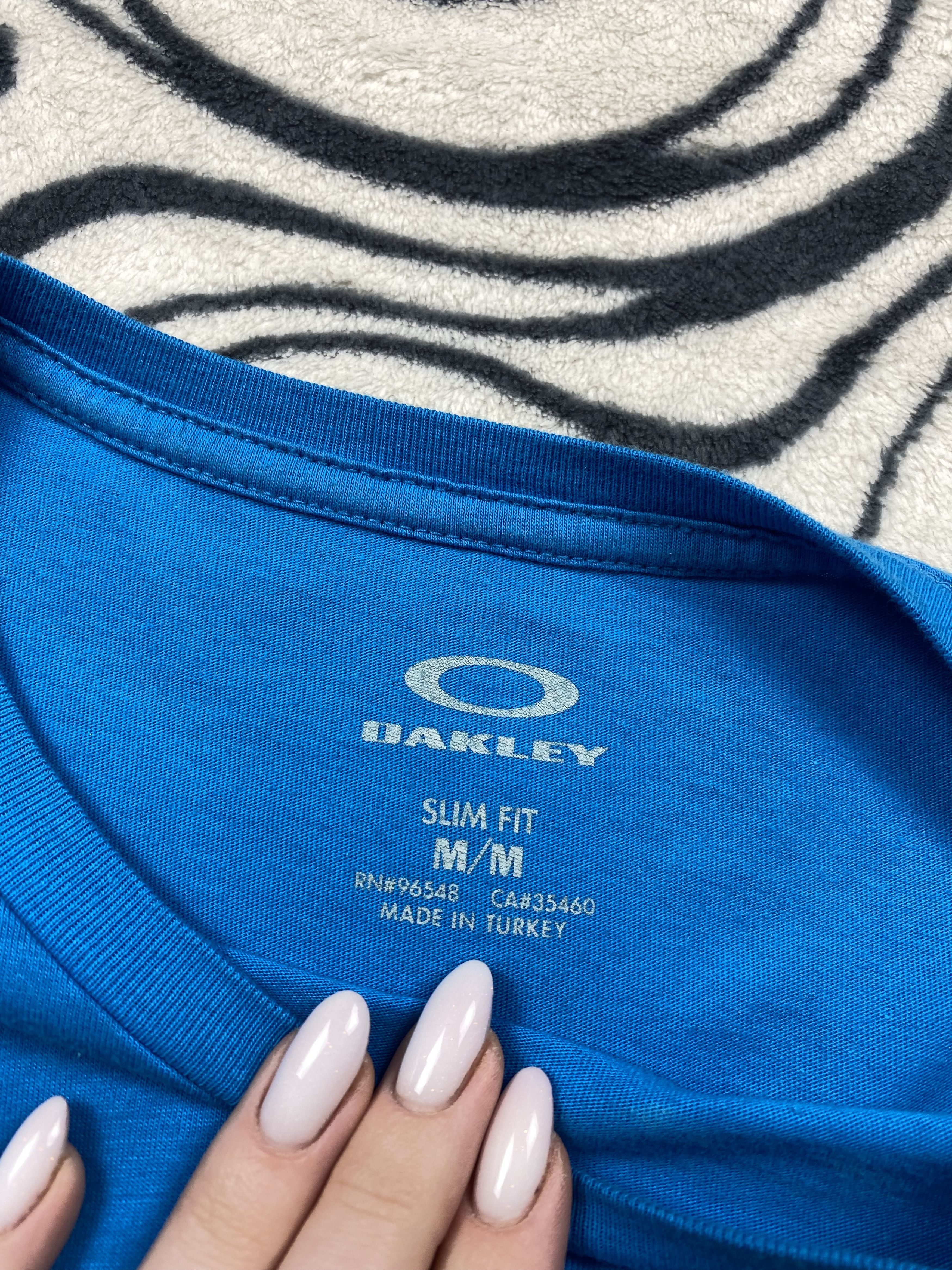 Oakley × Vintage Oakley Vintage Mens Crew Neck T-Shirt Tee Size US M / EU 48-50 / 2 - 5 Thumbnail