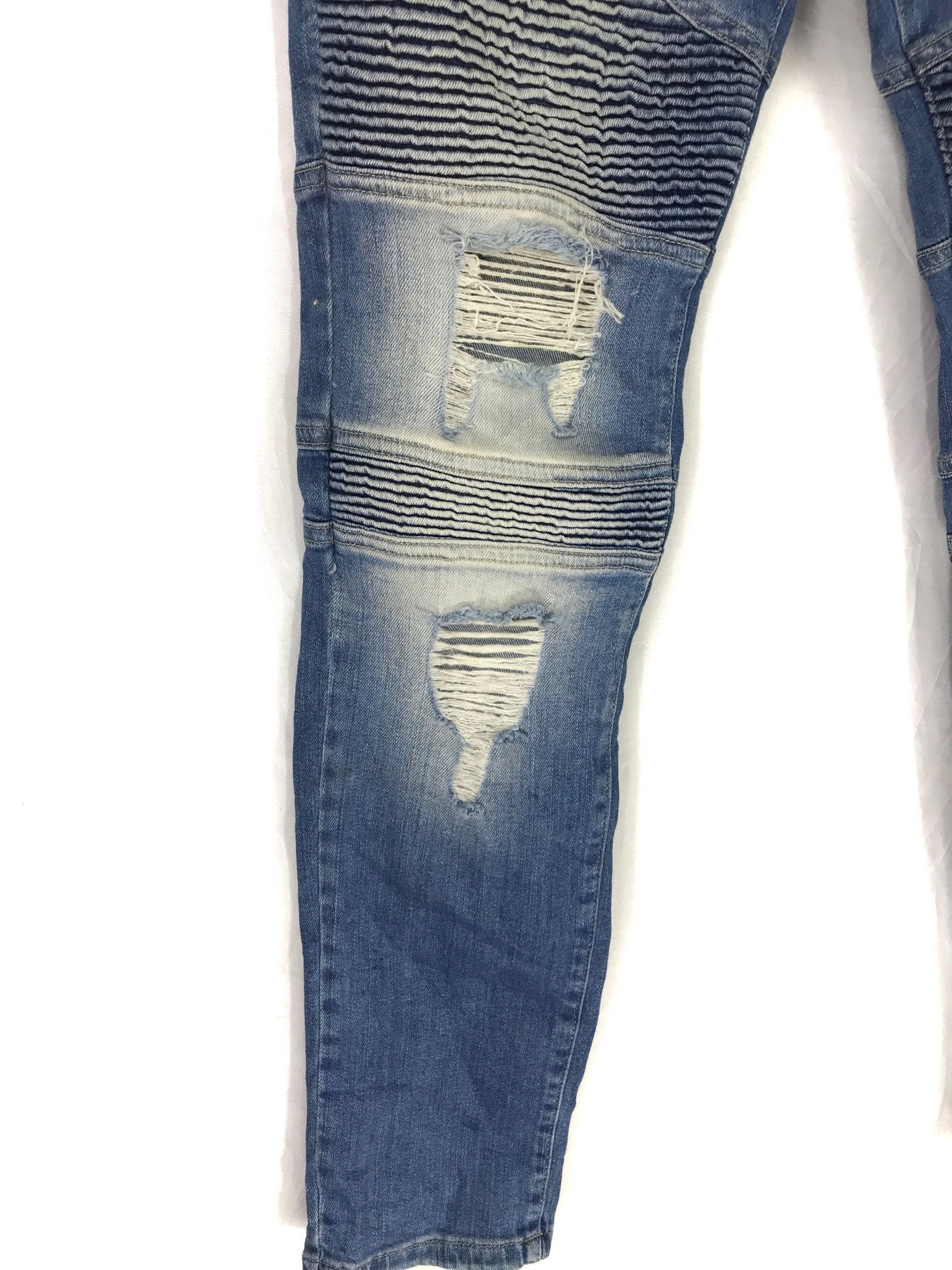 Represent Clo. Represent Biker Jeans Destroy Distressed Denim Size US 34 / EU 50 - 3 Thumbnail
