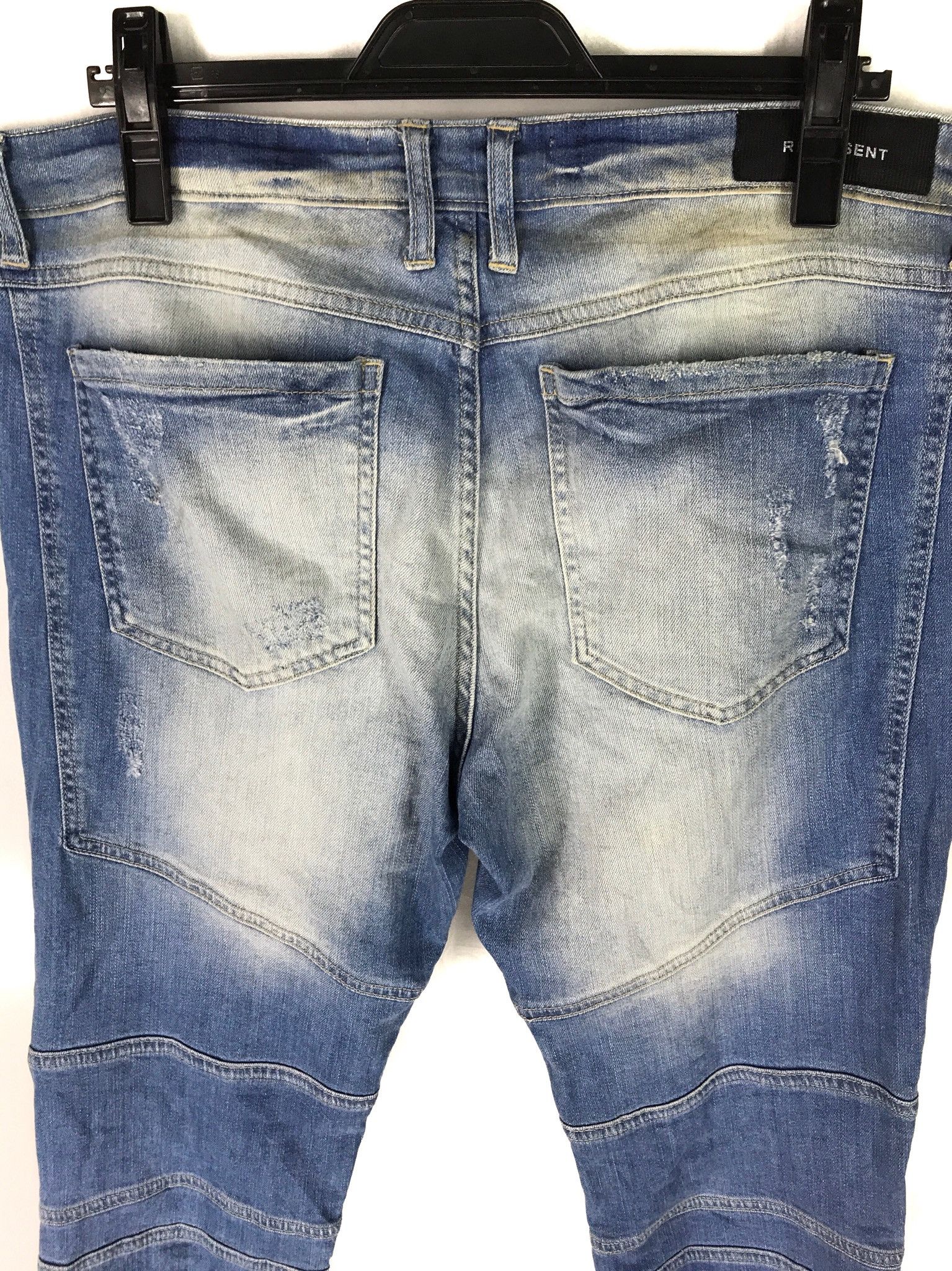 Represent Clo. Represent Biker Jeans Destroy Distressed Denim Size US 34 / EU 50 - 8 Thumbnail