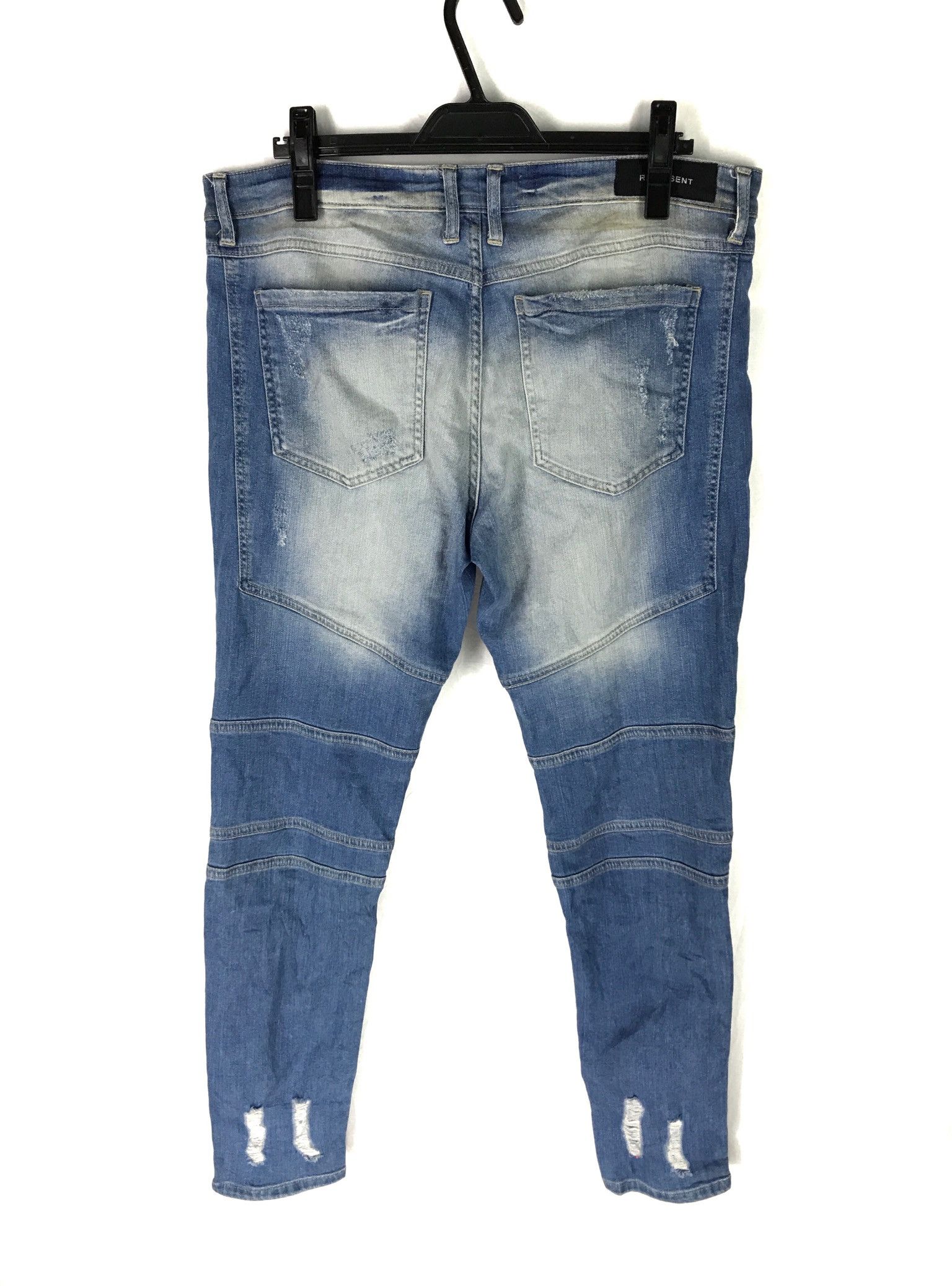 Represent Clo. Represent Biker Jeans Destroy Distressed Denim Size US 34 / EU 50 - 7 Thumbnail