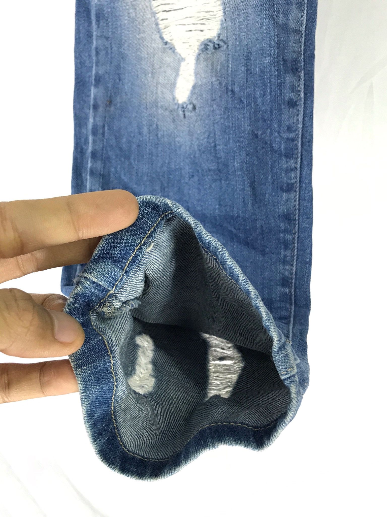 Represent Clo. Represent Biker Jeans Destroy Distressed Denim Size US 34 / EU 50 - 6 Thumbnail