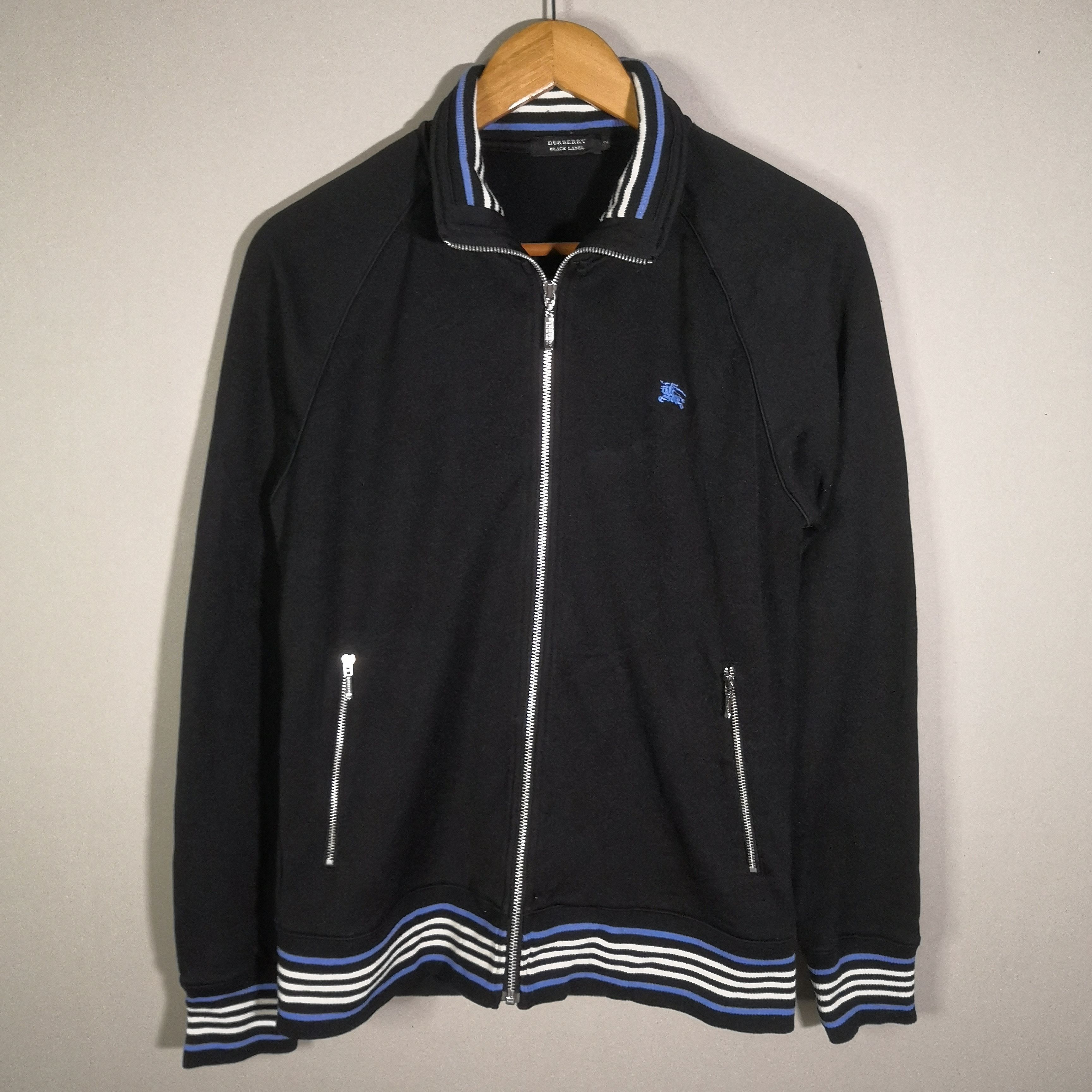 image of Burberry Black Label Zipper Jacket, Men's (Size Medium)