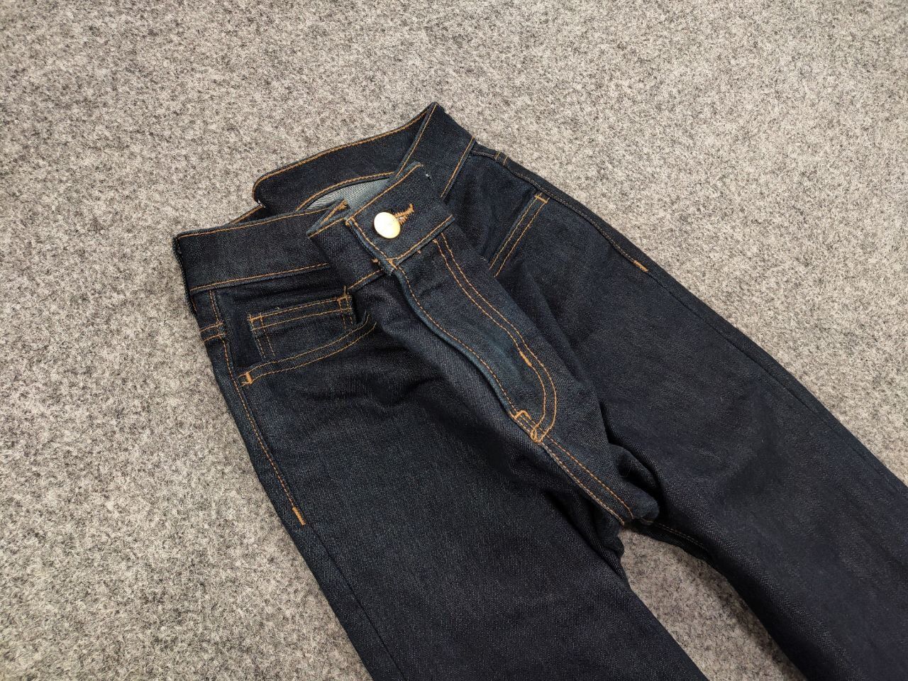 Carhartt Carhartt Wip Rebel Pant Dark Blue Logo Denim Jeans Size US 31 - 10 Thumbnail