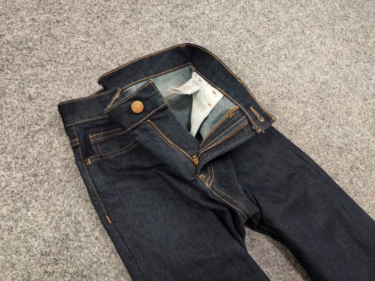 Carhartt Carhartt Wip Rebel Pant Dark Blue Logo Denim Jeans Size US 31 - 11 Thumbnail