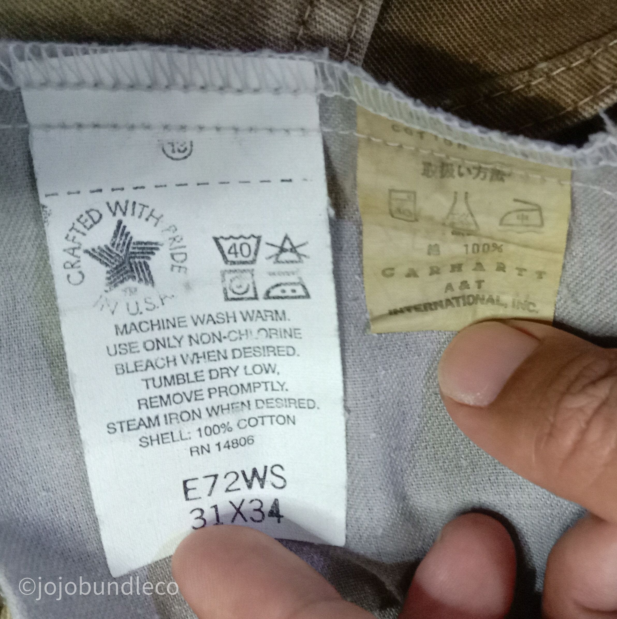 Carhartt Vtg Carhartt work pants Size US 31 - 11 Thumbnail