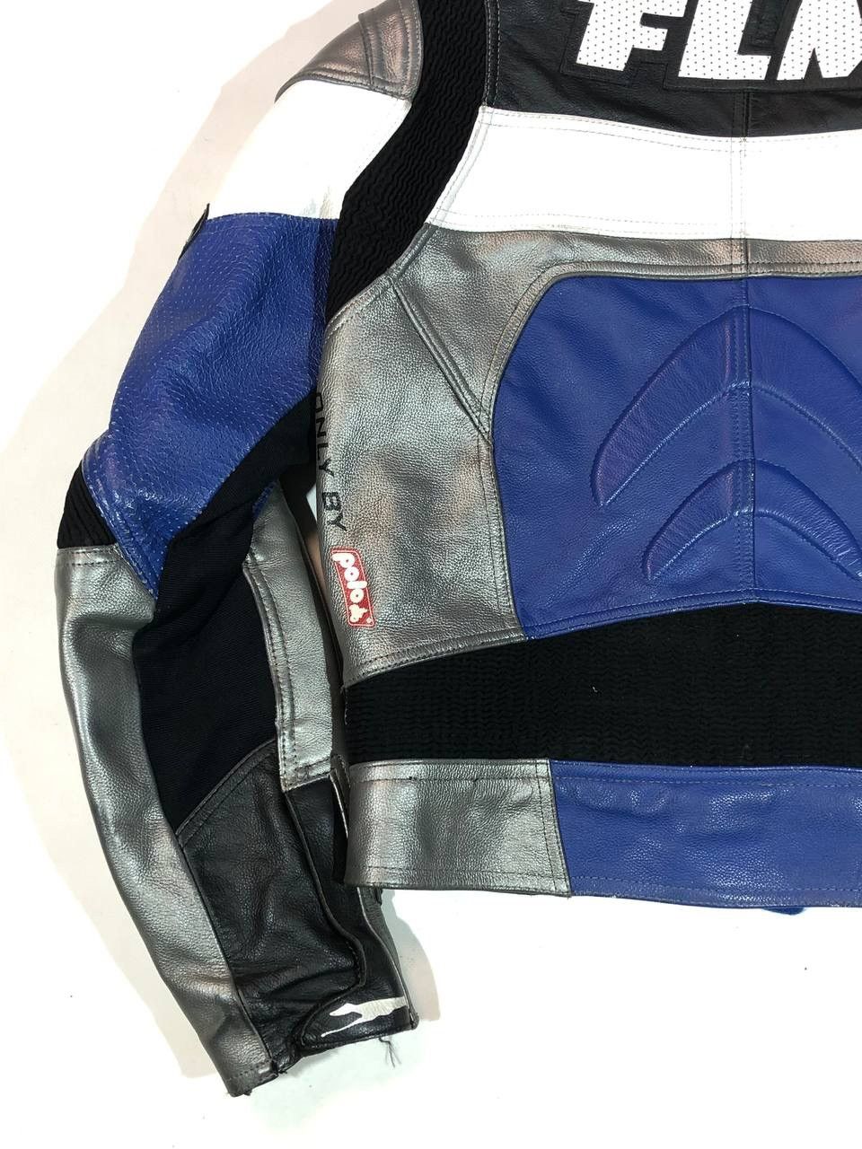 Vintage FLM Leather Moto Racing Jacket Size US L / EU 52-54 / 3 - 10 Thumbnail
