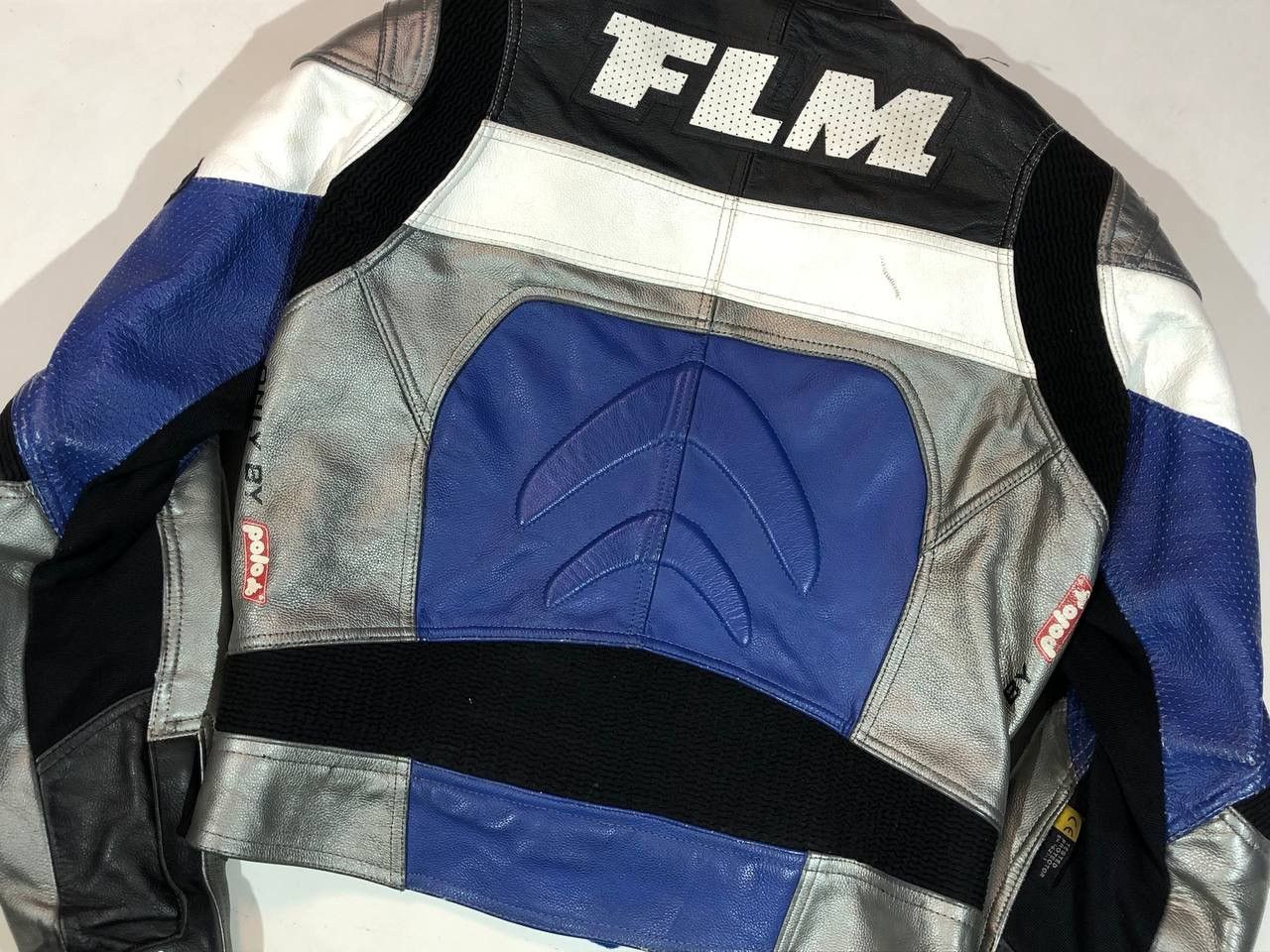 Vintage FLM Leather Moto Racing Jacket Size US L / EU 52-54 / 3 - 11 Thumbnail
