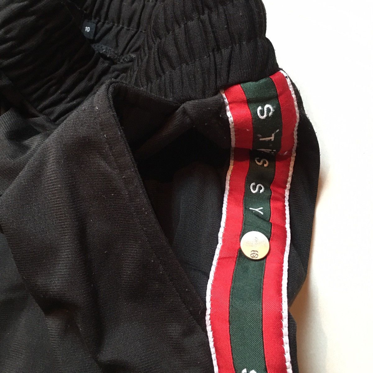 Stussy Vintage Stussy Rip Off Gucci Track Pants / Swwatpants Size US 30 / EU 46 - 4 Thumbnail