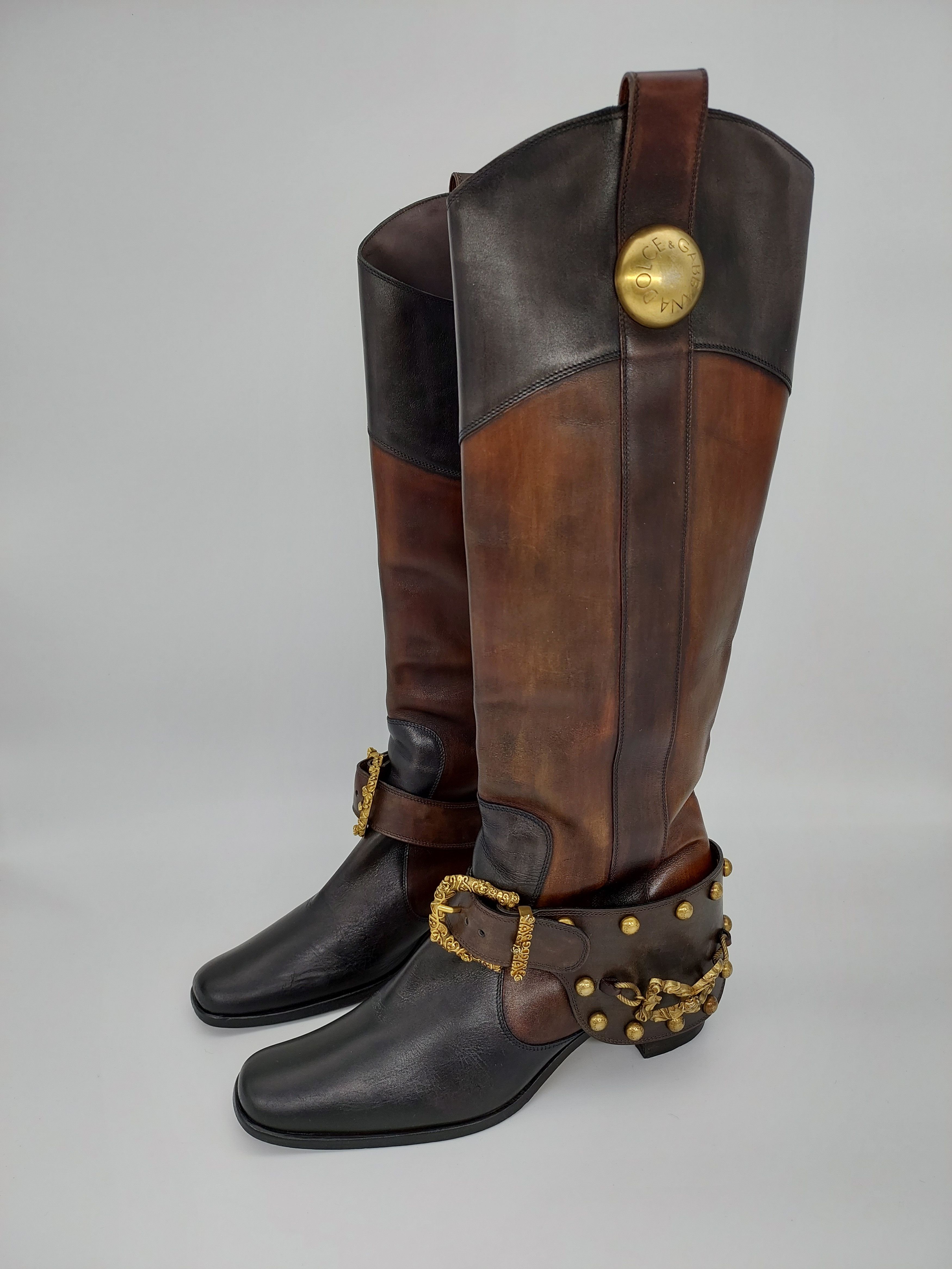 dolce gabbana boots womens