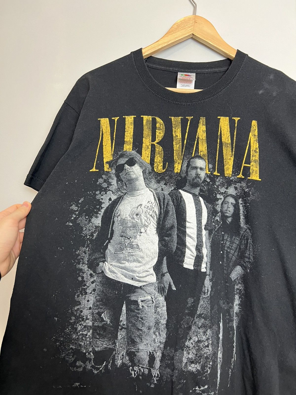 Vintage Rare Vintage Kurt Cobain 00s Vestibule Tshirt Nirvana Grunge Size US L / EU 52-54 / 3 - 3 Thumbnail