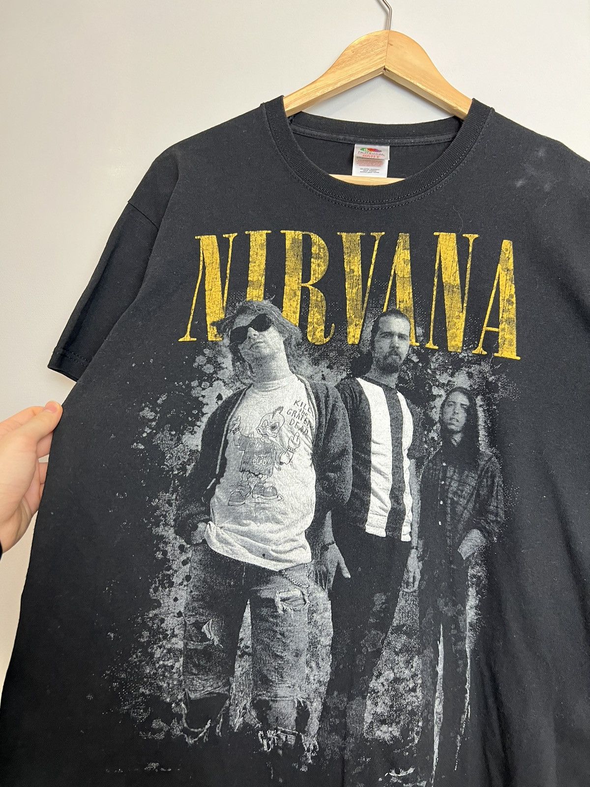 Band Tees Rare Vintage Kurt Cobain 00s Vestibule Tshirt Nirvana Grunge Size US L / EU 52-54 / 3 - 3 Thumbnail