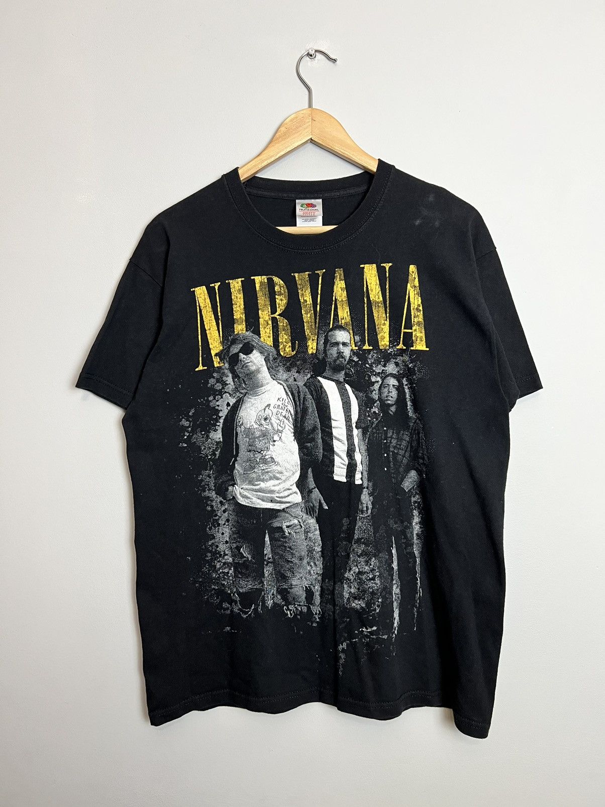 Band Tees Rare Vintage Kurt Cobain 00s Vestibule Tshirt Nirvana Grunge Size US L / EU 52-54 / 3 - 1 Thumbnail