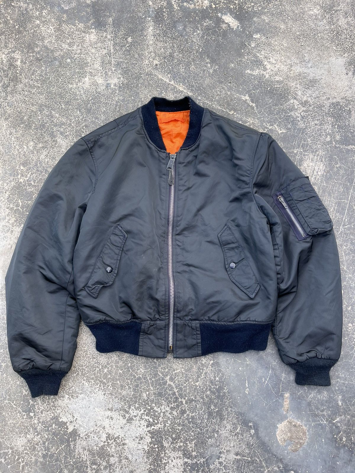 I. Spiewak And Sons × Vintage Vintage Reversible Spiewak MA-1 USA flight jacket Size US L / EU 52-54 / 3 - 1 Thumbnail