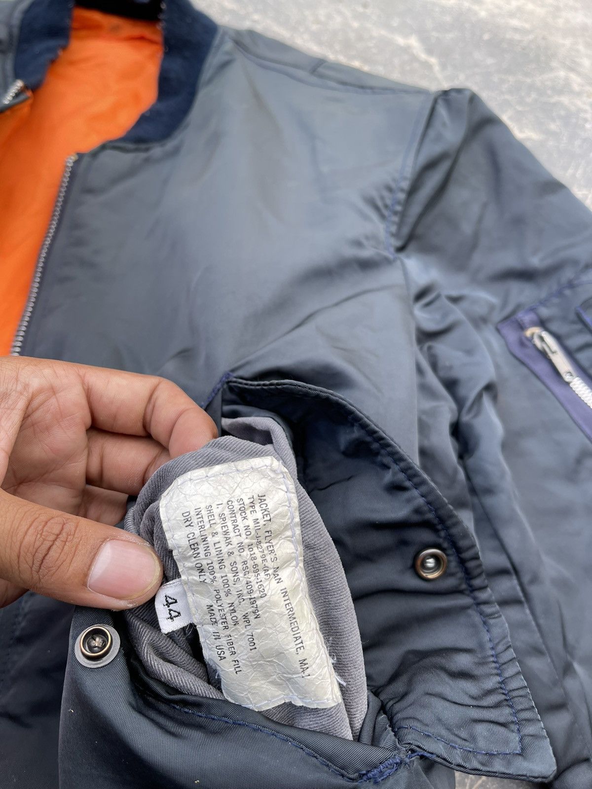 I. Spiewak And Sons × Vintage Vintage Reversible Spiewak MA-1 USA flight jacket Size US L / EU 52-54 / 3 - 7 Thumbnail