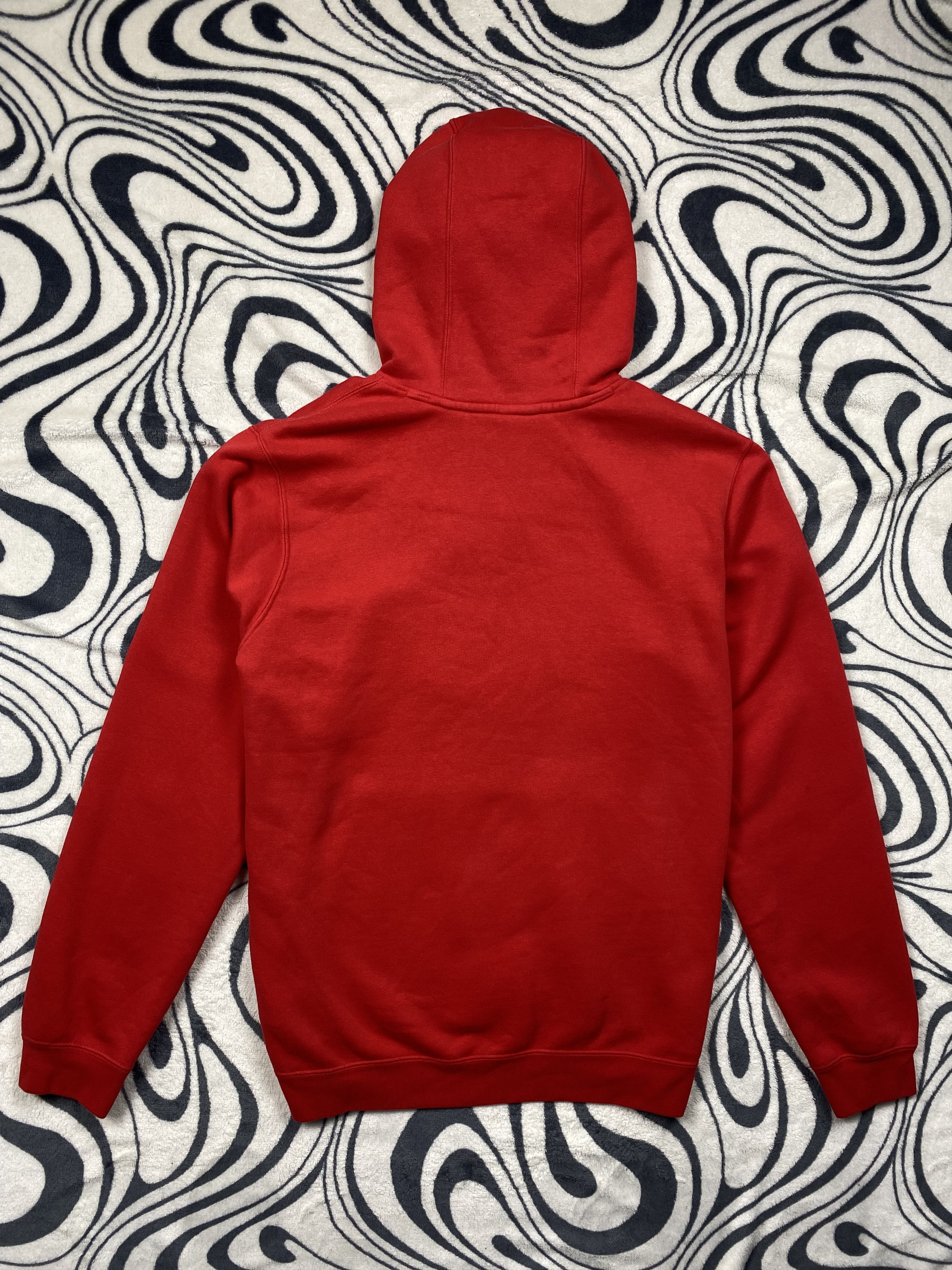 Nike × Vintage Nike Vintage Center Logo Swoosh Mens Hoodie Y2K Drill Size US L / EU 52-54 / 3 - 7 Thumbnail
