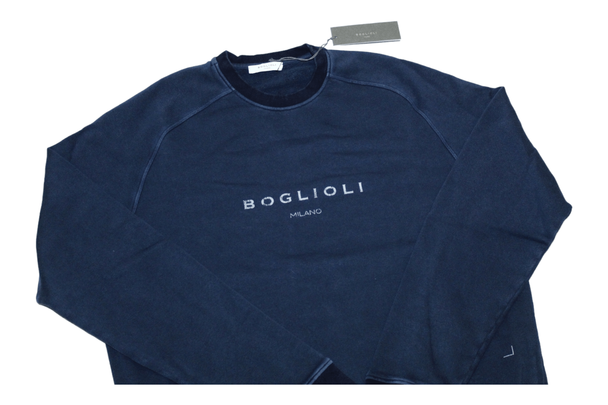 Boglioli Boglioli Faded Fabric Logo Print Sweatshirt Size US M / EU 48-50 / 2 - 4 Thumbnail