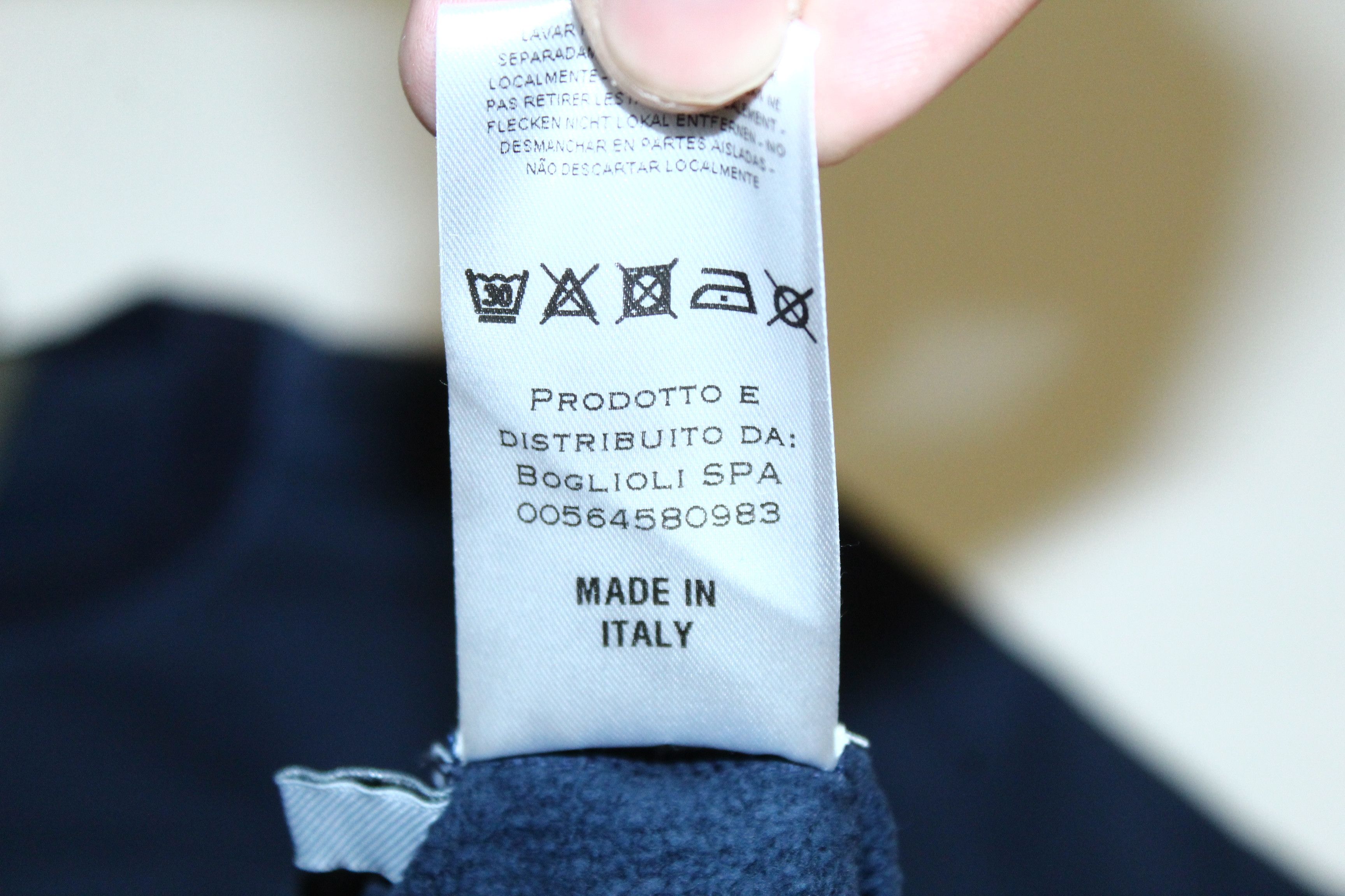 Boglioli Boglioli Faded Fabric Logo Print Sweatshirt Size US M / EU 48-50 / 2 - 11 Thumbnail