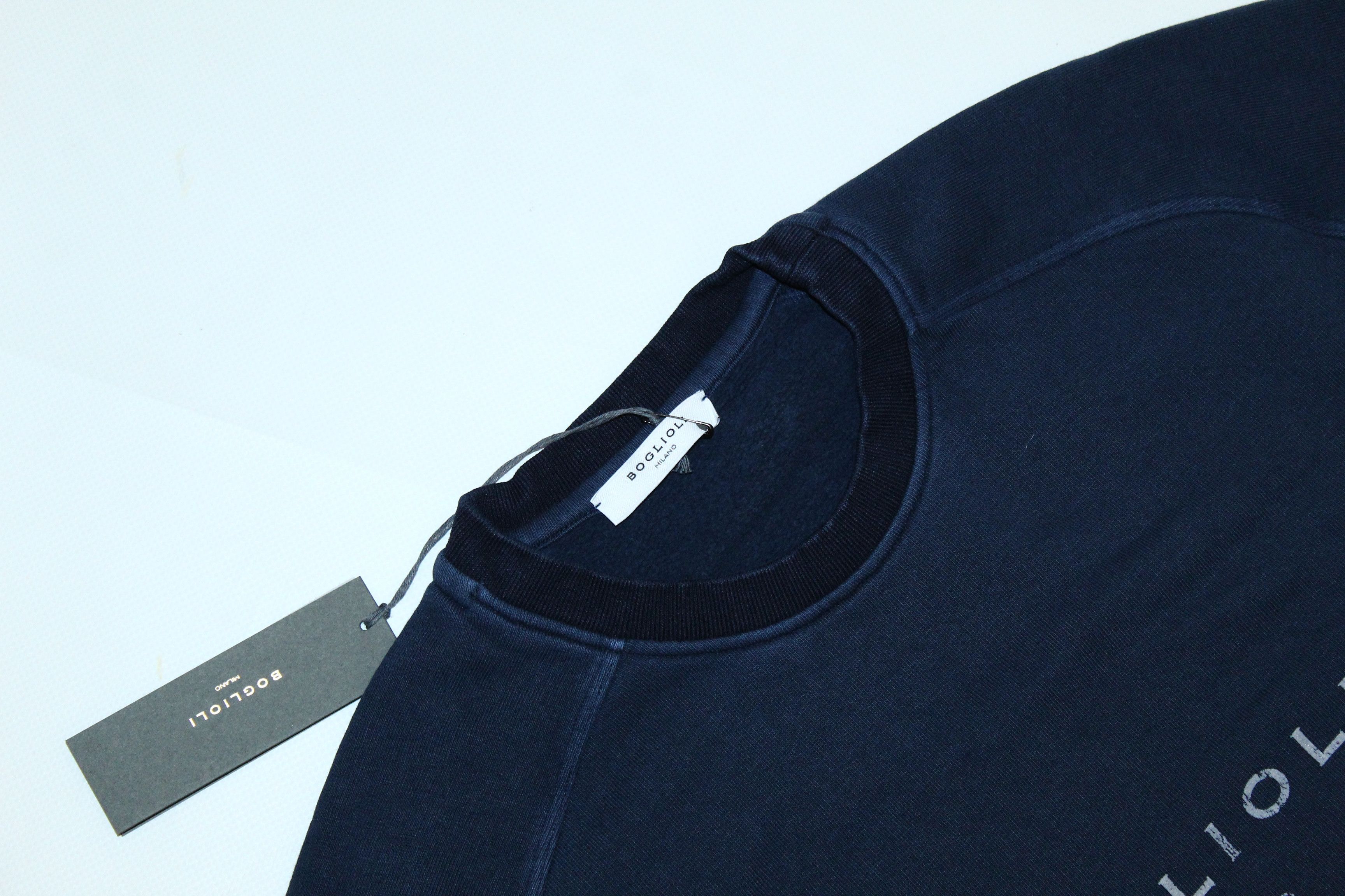 Boglioli Boglioli Faded Fabric Logo Print Sweatshirt Size US M / EU 48-50 / 2 - 6 Thumbnail