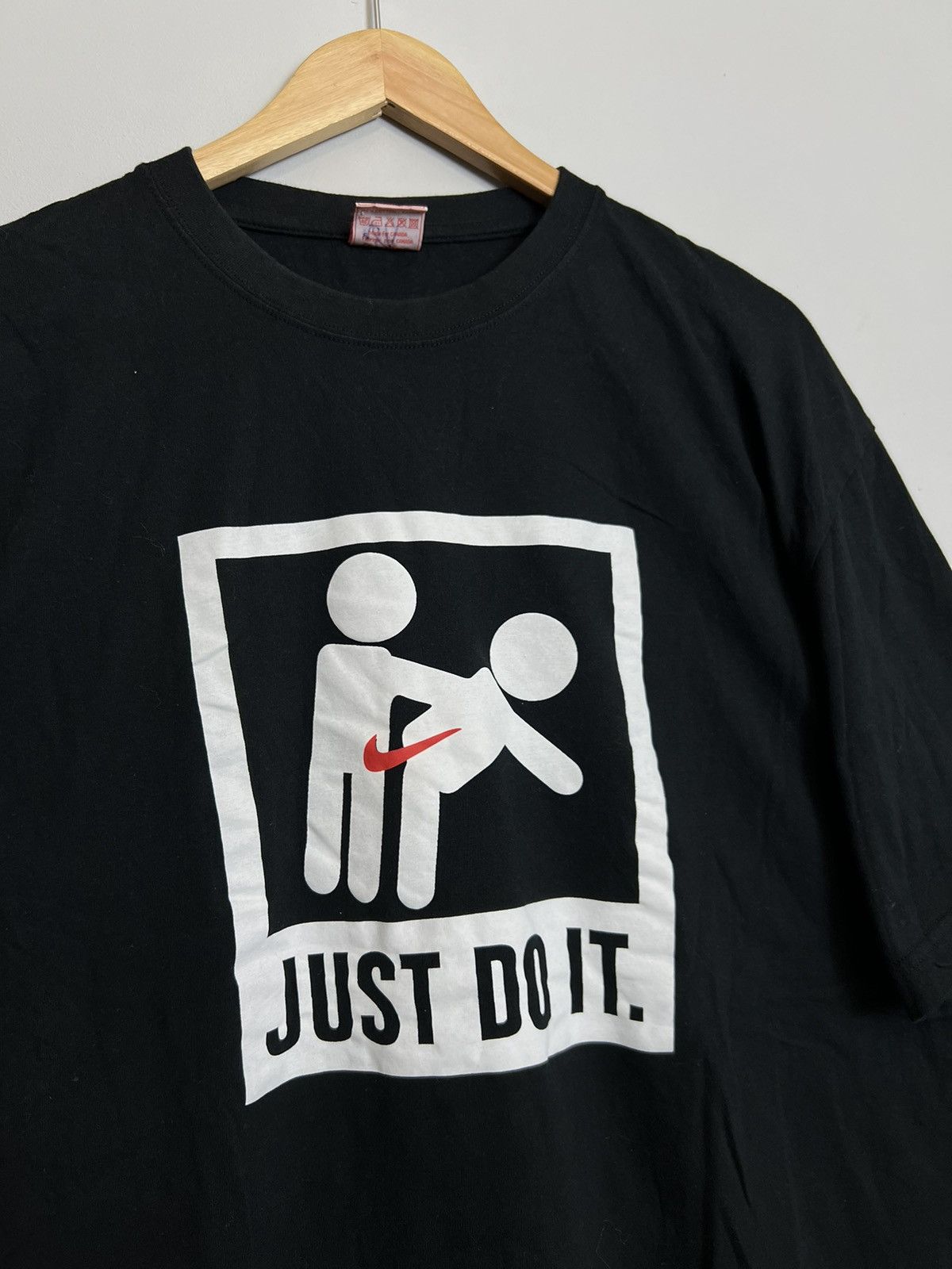 Nike × Seditionaries Vintage Y2K Humor Nike Just Do It Sex Bdsm Parody Tee Size US XL / EU 56 / 4 - 2 Thumbnail