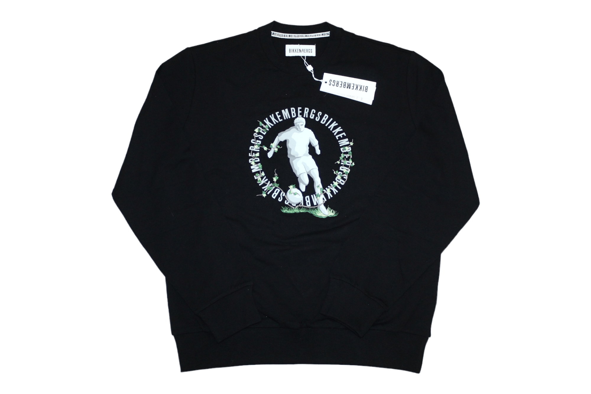 Dirk Bikkembergs Bikkembergs Print Logo Sweatshirt Size US L / EU 52-54 / 3 - 1 Thumbnail