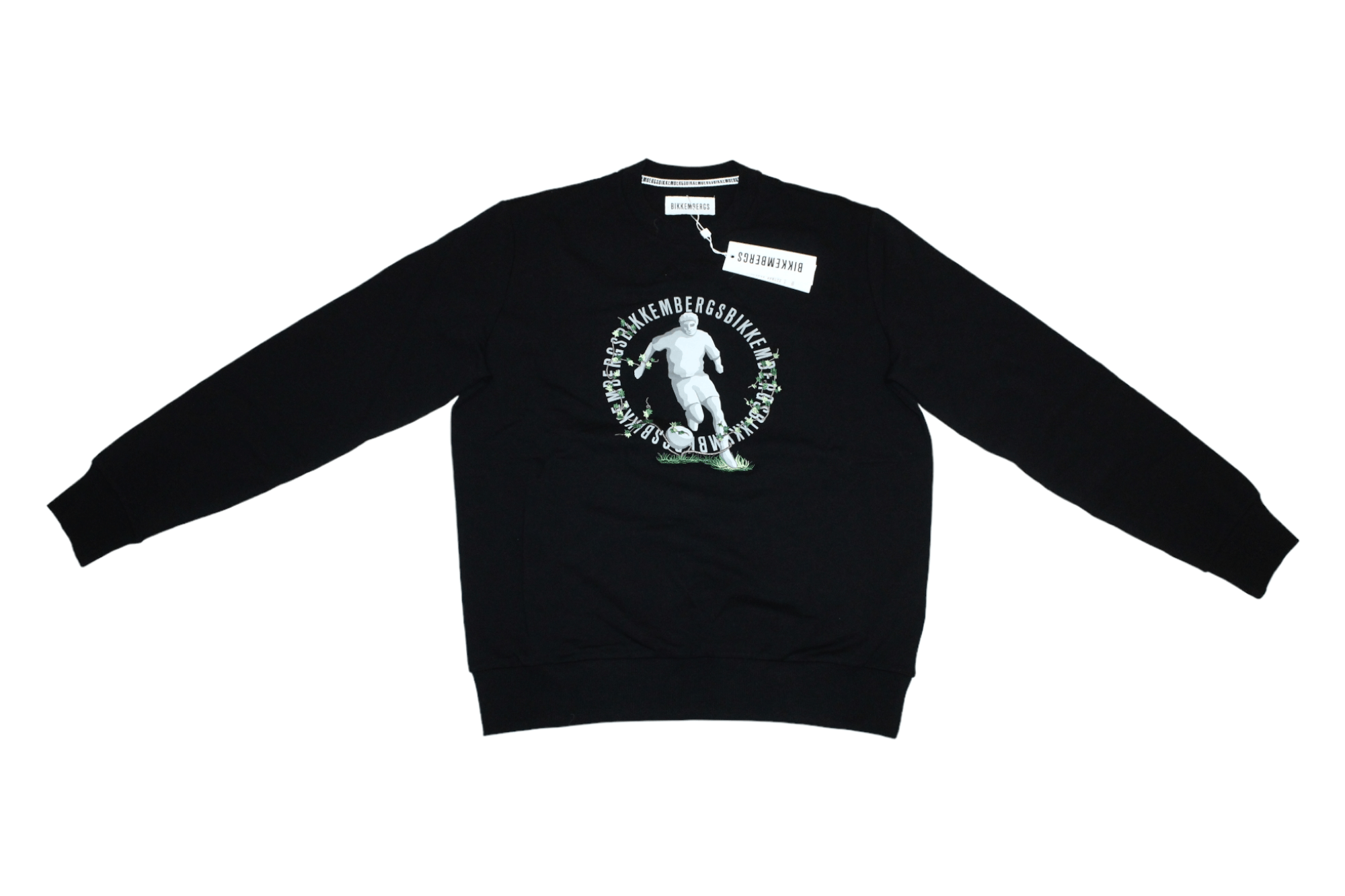 Dirk Bikkembergs Bikkembergs Print Logo Sweatshirt Size US L / EU 52-54 / 3 - 2 Thumbnail