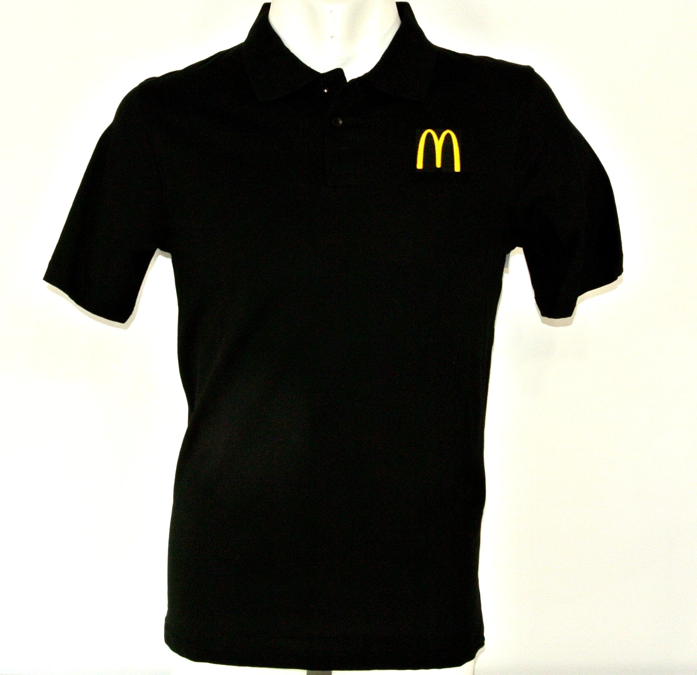 Other McDONALDS Employee Uniform Black Polo Shirt | Grailed