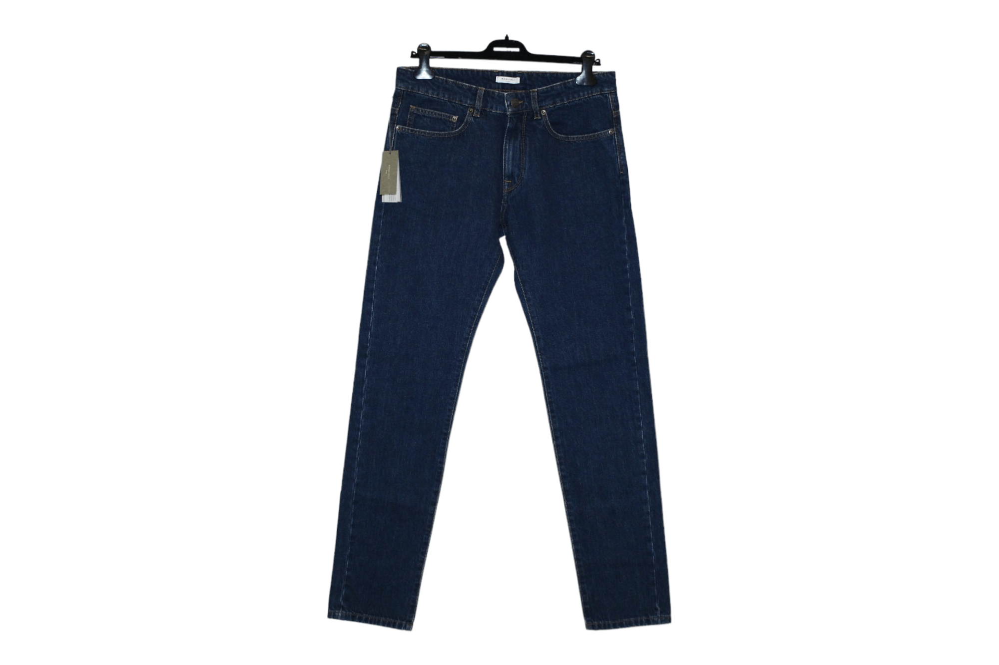 Boglioli Boglioli Straight Leg Raw Denim Jeans Indigo Dyed (rrp 460€) Size US 34 / EU 50 - 11 Thumbnail