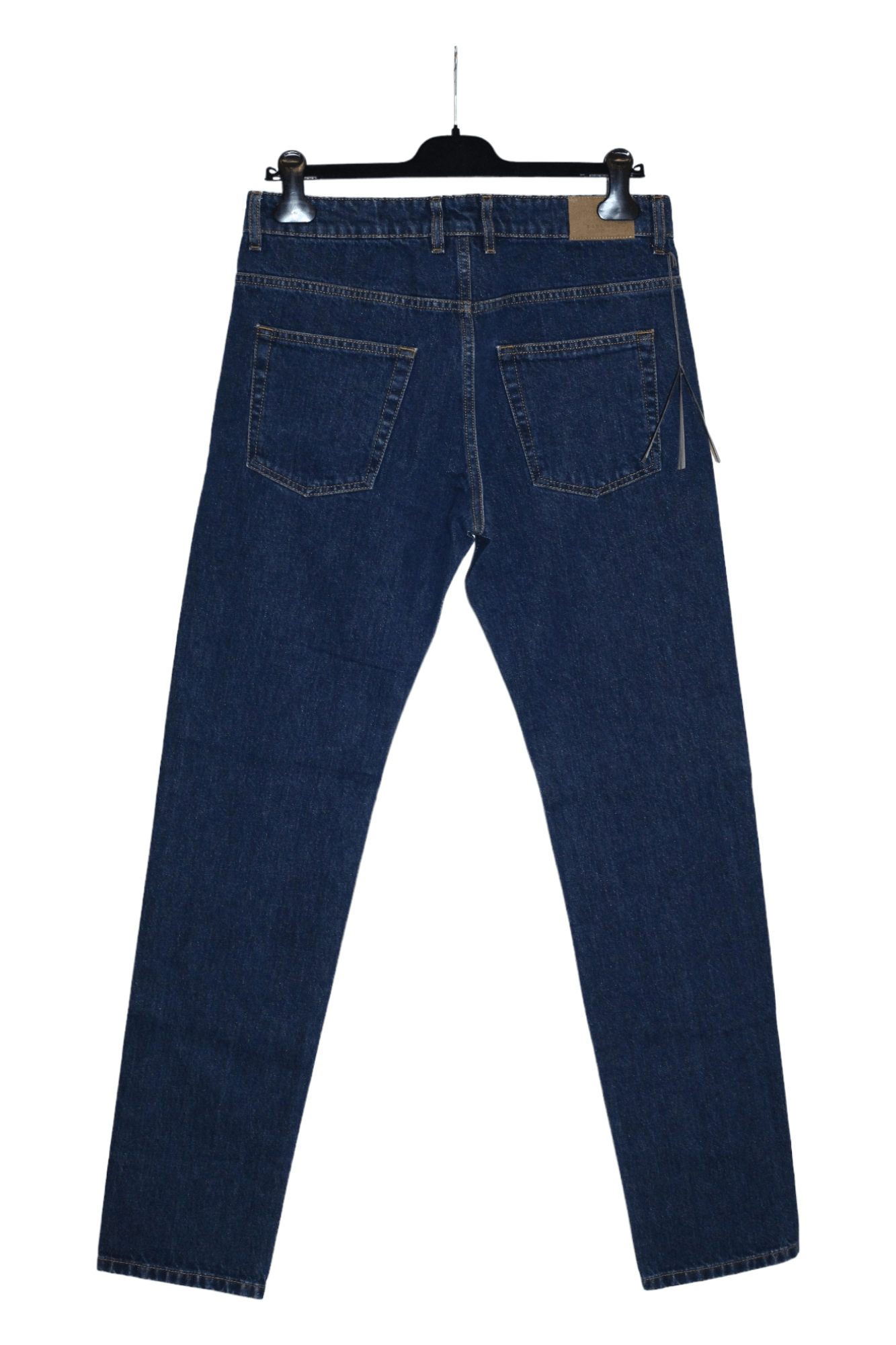 Boglioli Boglioli Straight Leg Raw Denim Jeans Indigo Dyed (rrp 460€) Size US 34 / EU 50 - 4 Thumbnail