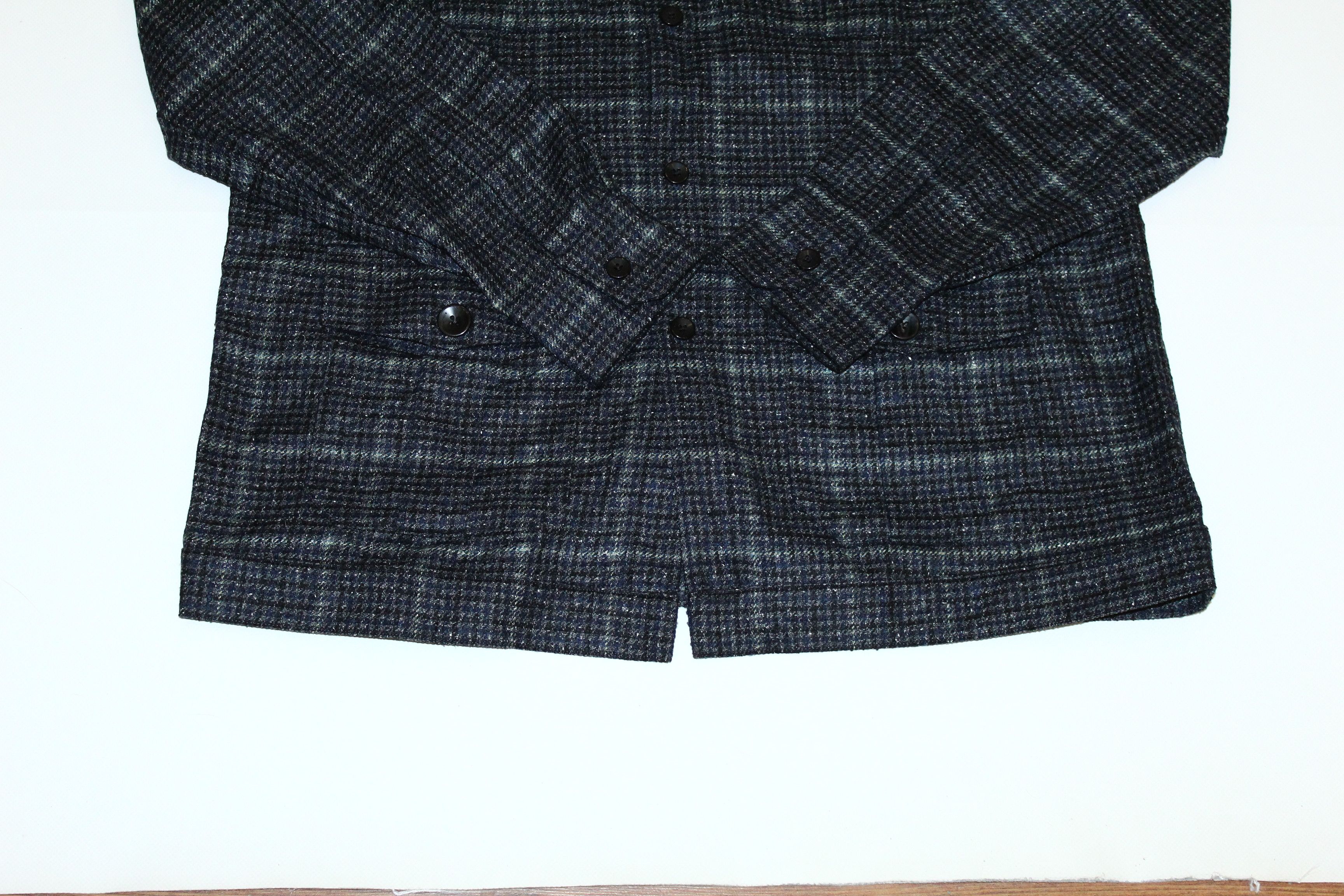 Boglioli 💥 Boglioli Plaid Wool Silk Blend Tweed Jacket Size US XL / EU 56 / 4 - 8 Thumbnail