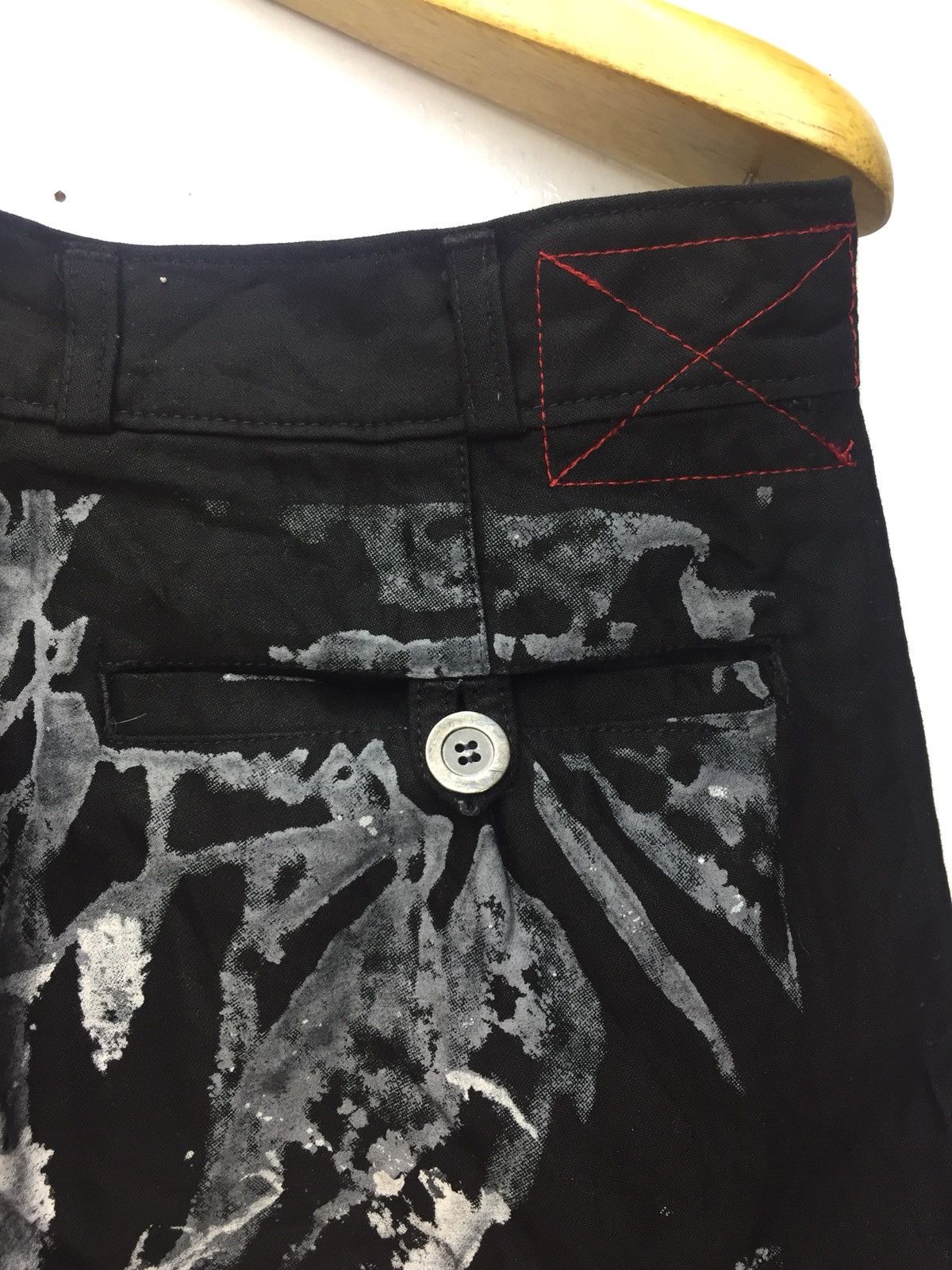 Japanese Brand Shimamura Cargo Pants Paint Splash Size US 33 - 4 Thumbnail