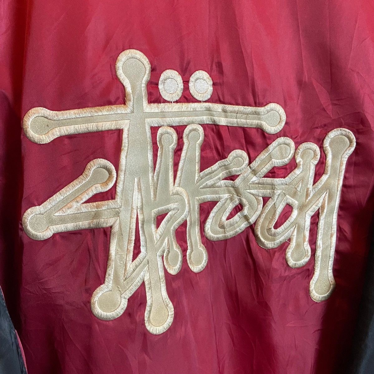 Stussy × Vintage Vintage 90s Stussy Outdoor Logo Jacket Coat Size US L / EU 52-54 / 3 - 4 Thumbnail
