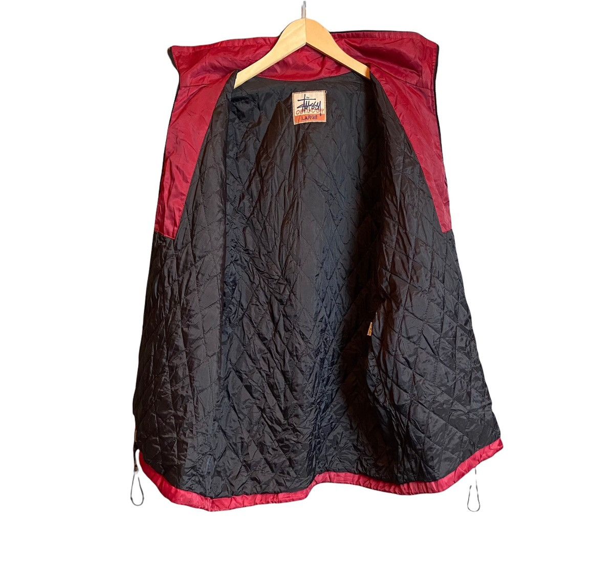 Stussy × Vintage Vintage 90s Stussy Outdoor Logo Jacket Coat Size US L / EU 52-54 / 3 - 3 Thumbnail