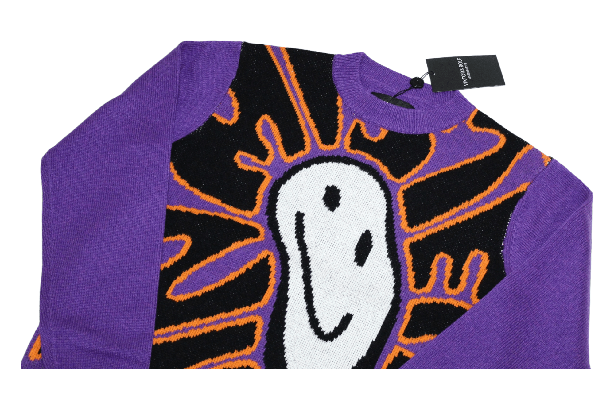 Viktor & Rolf 💥GRAIL💥 Viktor & Rolf Mr Nice Intarsia Knit Jumper Size US L / EU 52-54 / 3 - 6 Thumbnail
