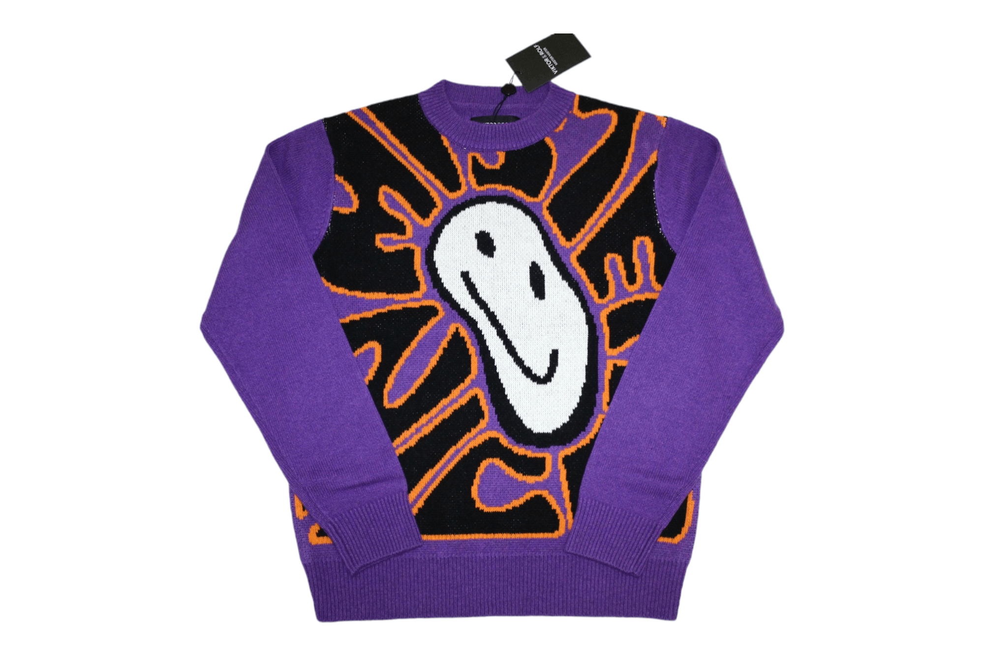 Viktor & Rolf 💥GRAIL💥 Viktor & Rolf Mr Nice Intarsia Knit Jumper Size US L / EU 52-54 / 3 - 1 Thumbnail