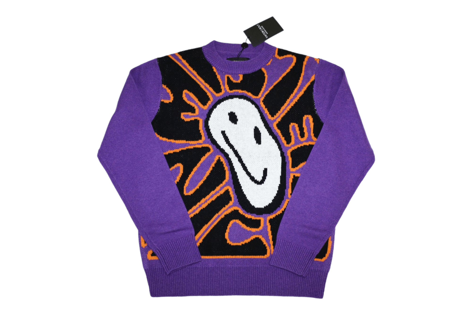 Viktor & Rolf 💥GRAIL💥 Viktor & Rolf Mr Nice Intarsia Knit Jumper Size US L / EU 52-54 / 3 - 12 Thumbnail