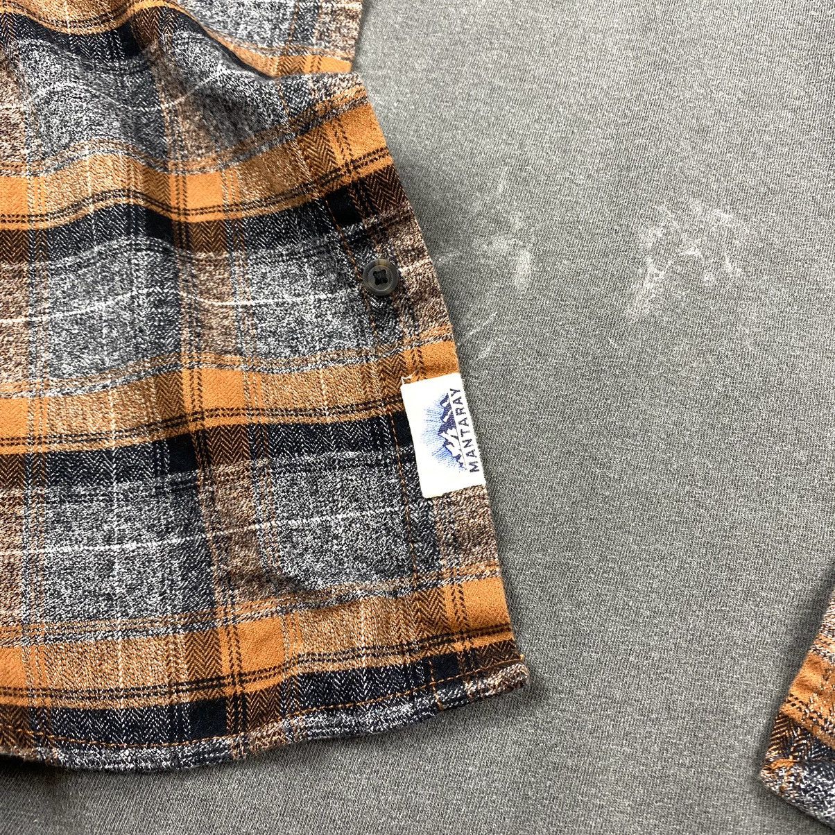 Flannel Brown Vintage Flannel Shirt Checkered Old Money Style Size US XL / EU 56 / 4 - 5 Thumbnail