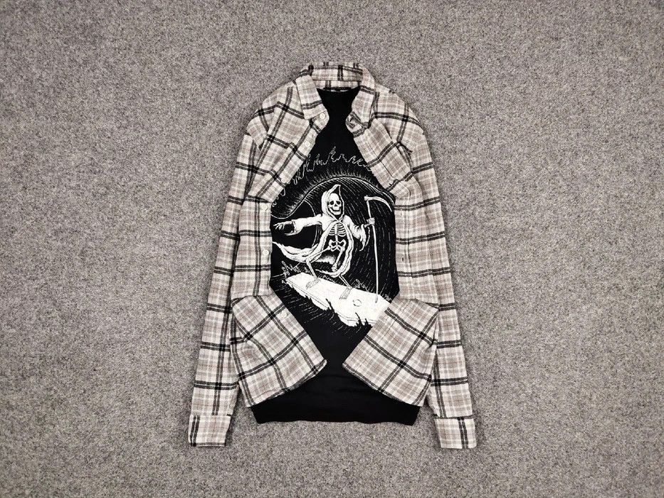 Flannel Vintage Flannel Shirt Travis Scott Style Size US S / EU 44-46 / 1 - 1 Thumbnail