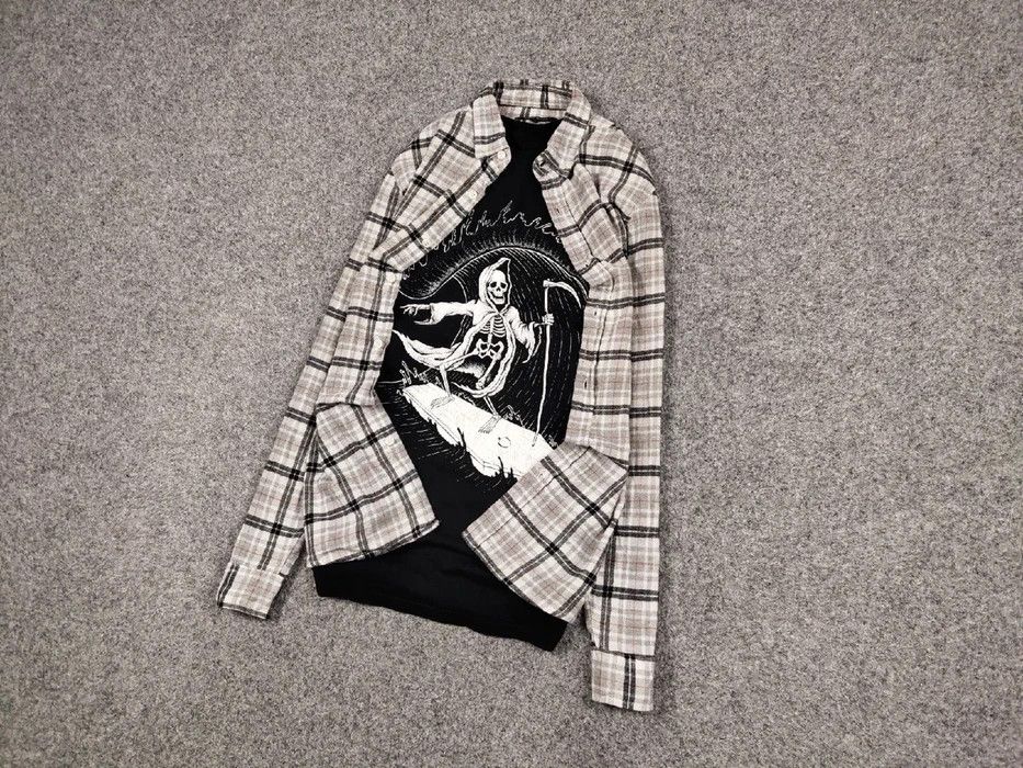 Flannel Vintage Flannel Shirt Travis Scott Style Size US S / EU 44-46 / 1 - 2 Thumbnail