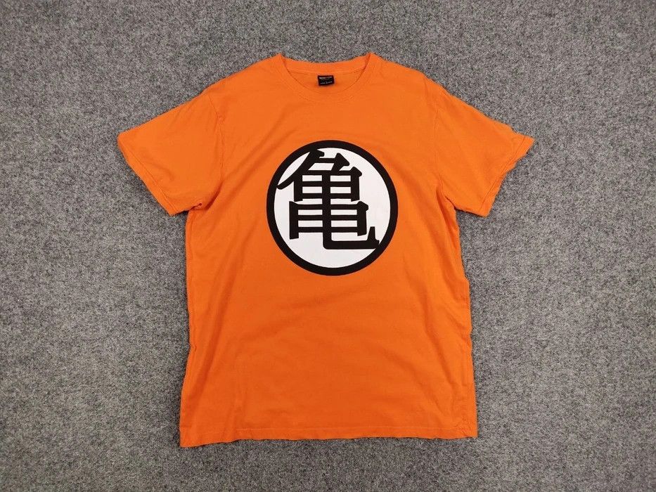 Anime Vintage Dragon Ball Anime with Hieroglyph Orange T Shirt Size US L / EU 52-54 / 3 - 6 Thumbnail