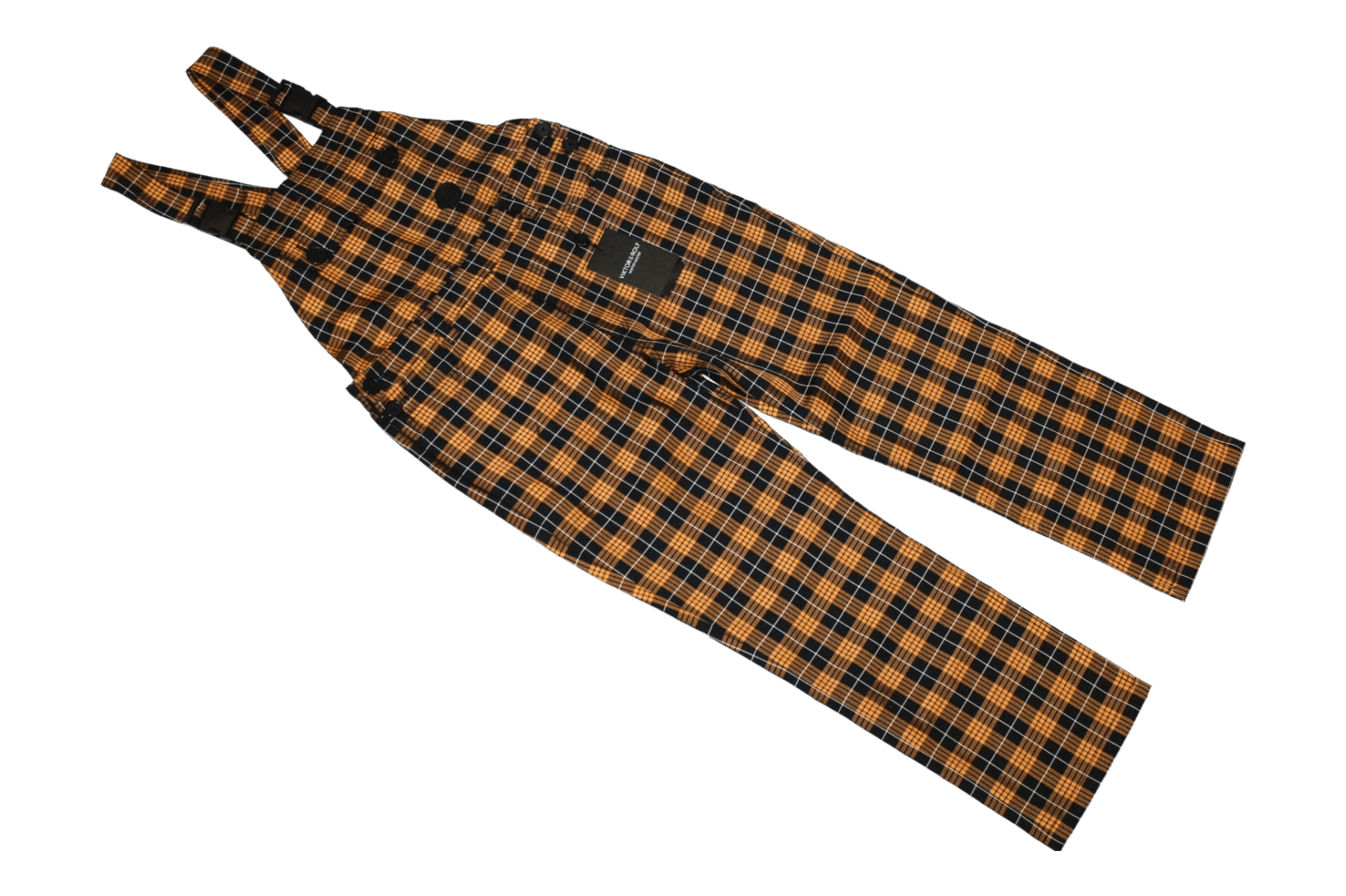 Viktor & Rolf Viktor&Rolf Dungarees - orange tartan Size US 32 / EU 48 - 2 Thumbnail