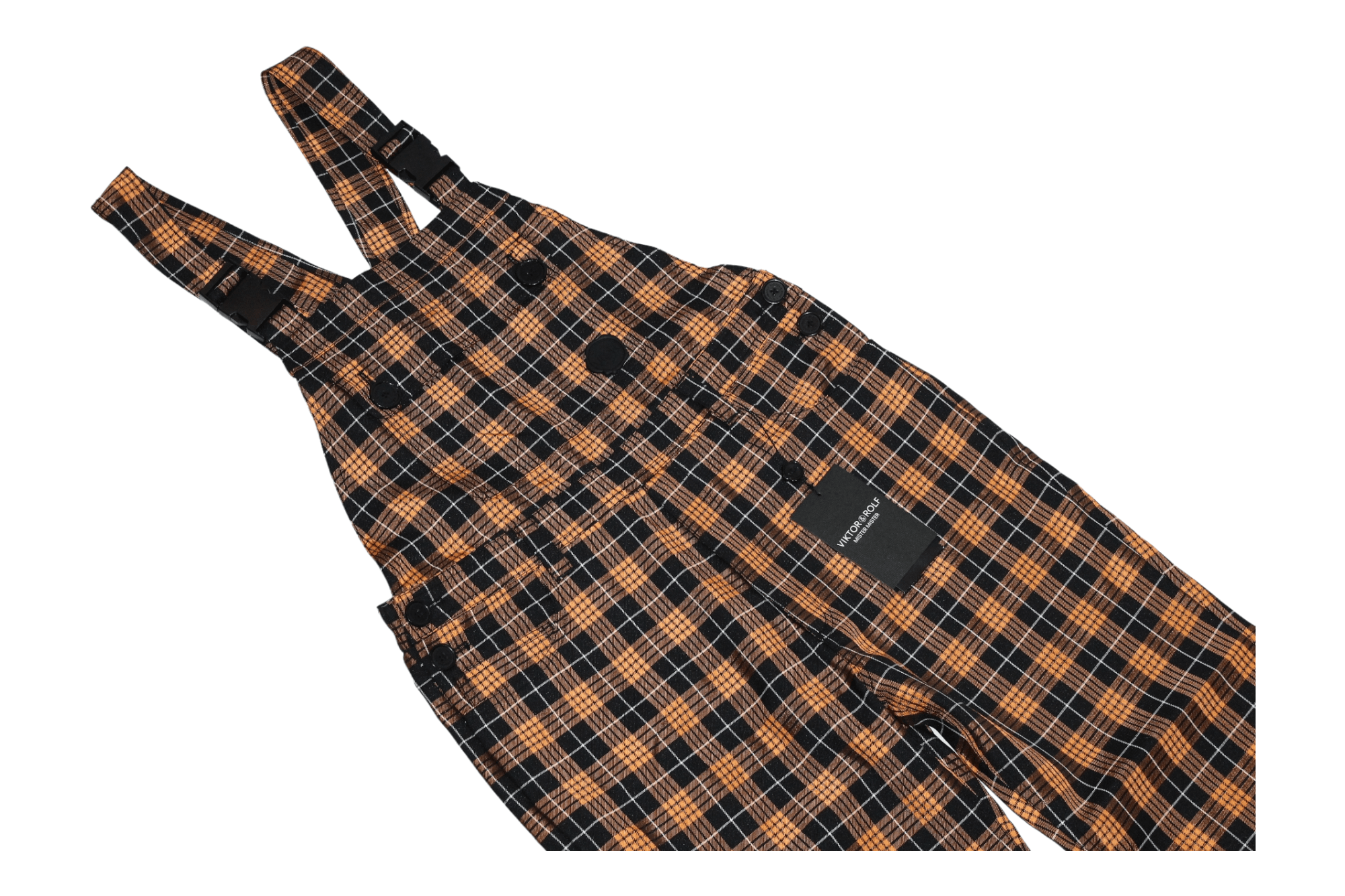Viktor & Rolf Viktor&Rolf Dungarees - orange tartan Size US 32 / EU 48 - 4 Thumbnail
